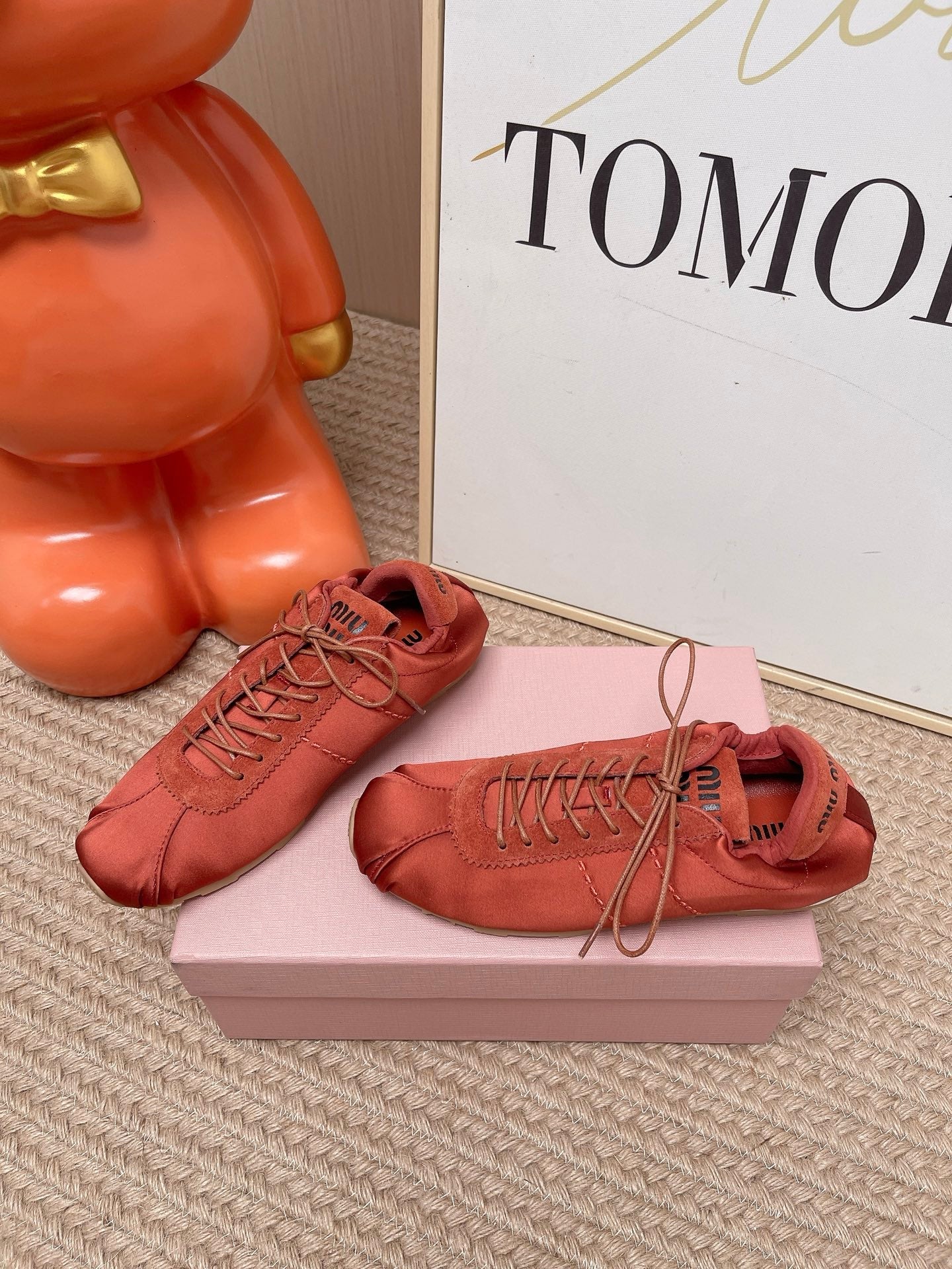 Miumiu 2026 Plume Sneakers Satin 950922