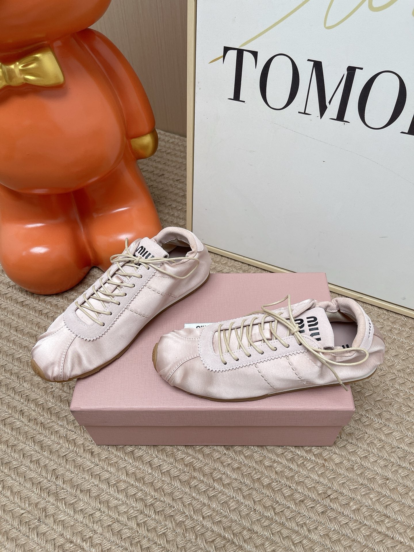 Miumiu 2026 Plume Sneakers Satin 950922