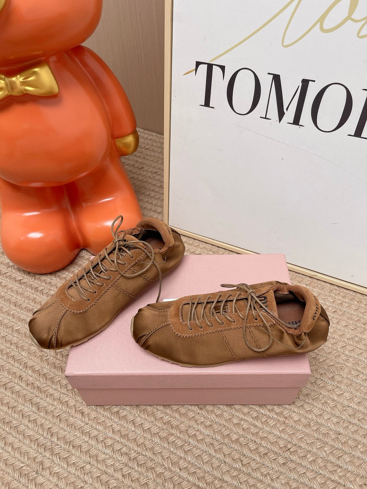 Miumiu 2026 Plume Sneakers Satin 950922