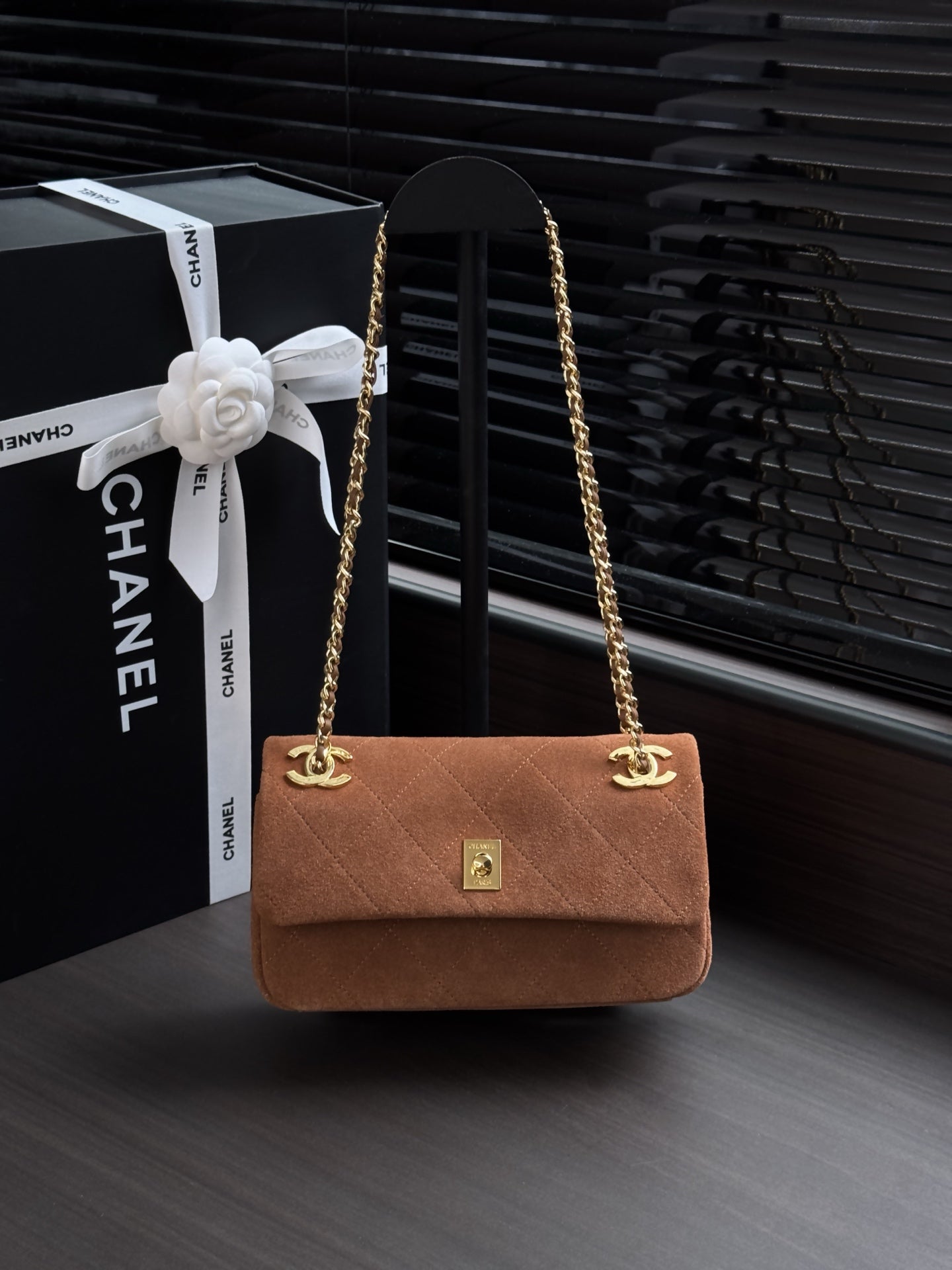 Chanel 2026 Flap Bag Suede And Denim Leather 143089