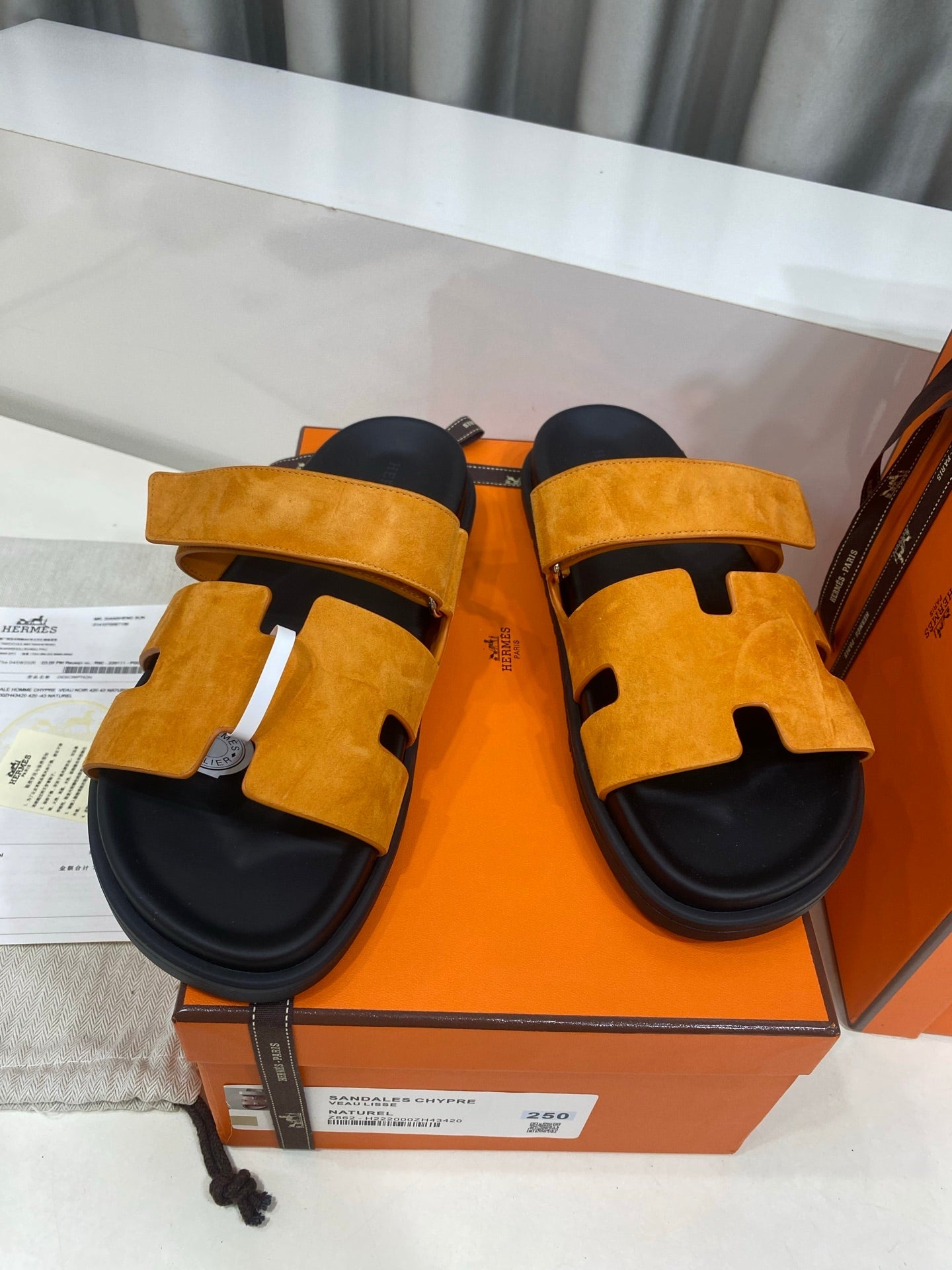 Hermes 2026 Chypre Sandal Suede 957589