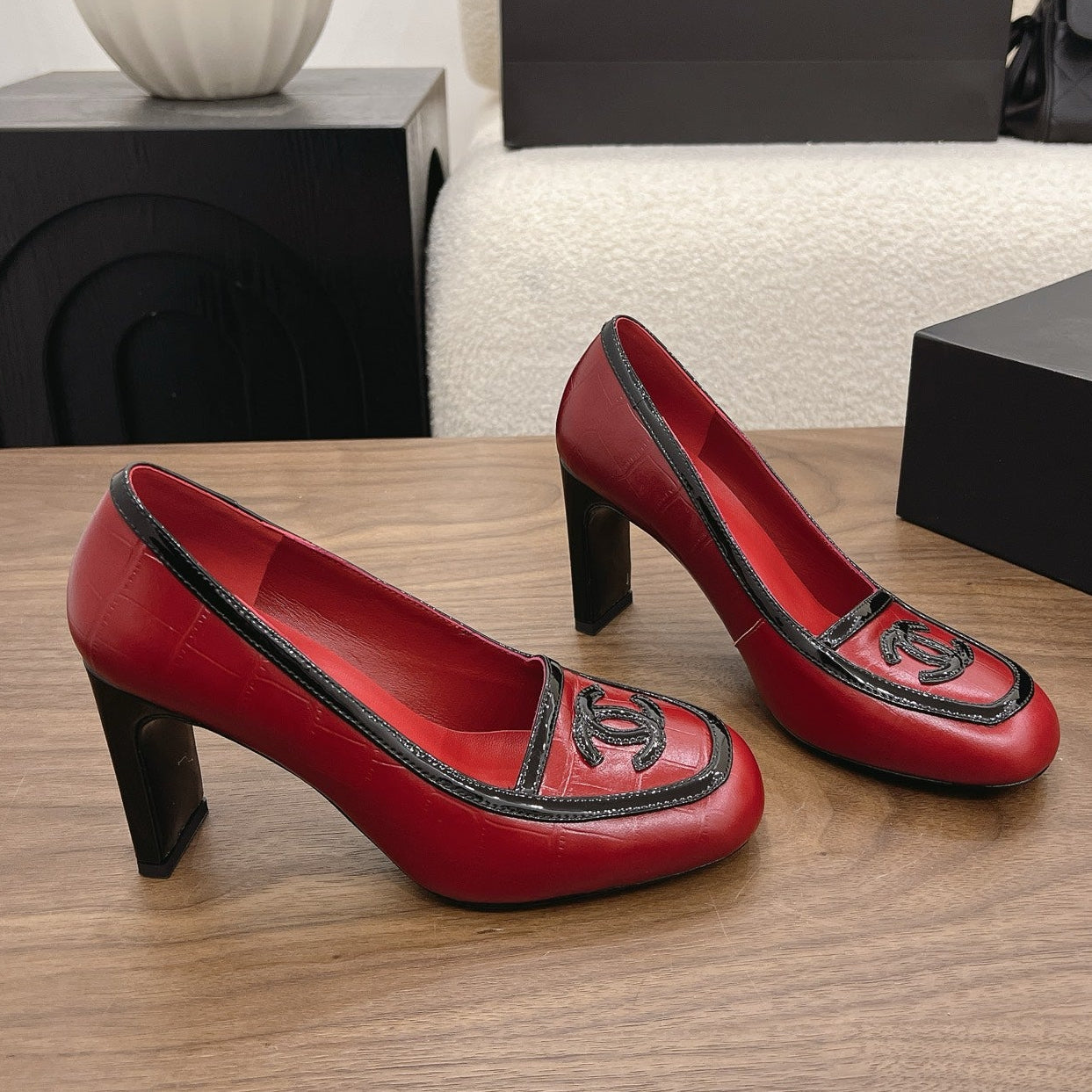 Chanel 2026 Square Toe Pump Lambskin 191779