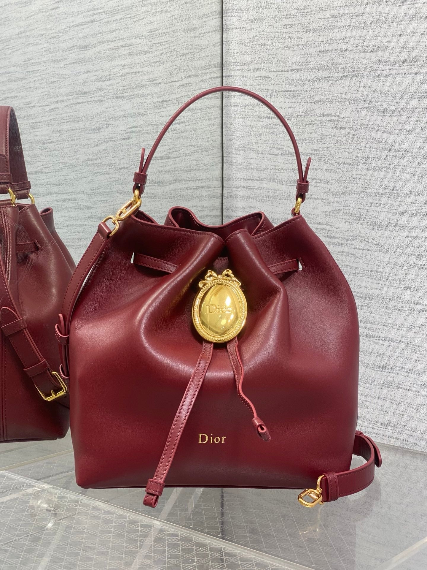Dior 2026 Bucket Bag 27cm Suede Lambskin