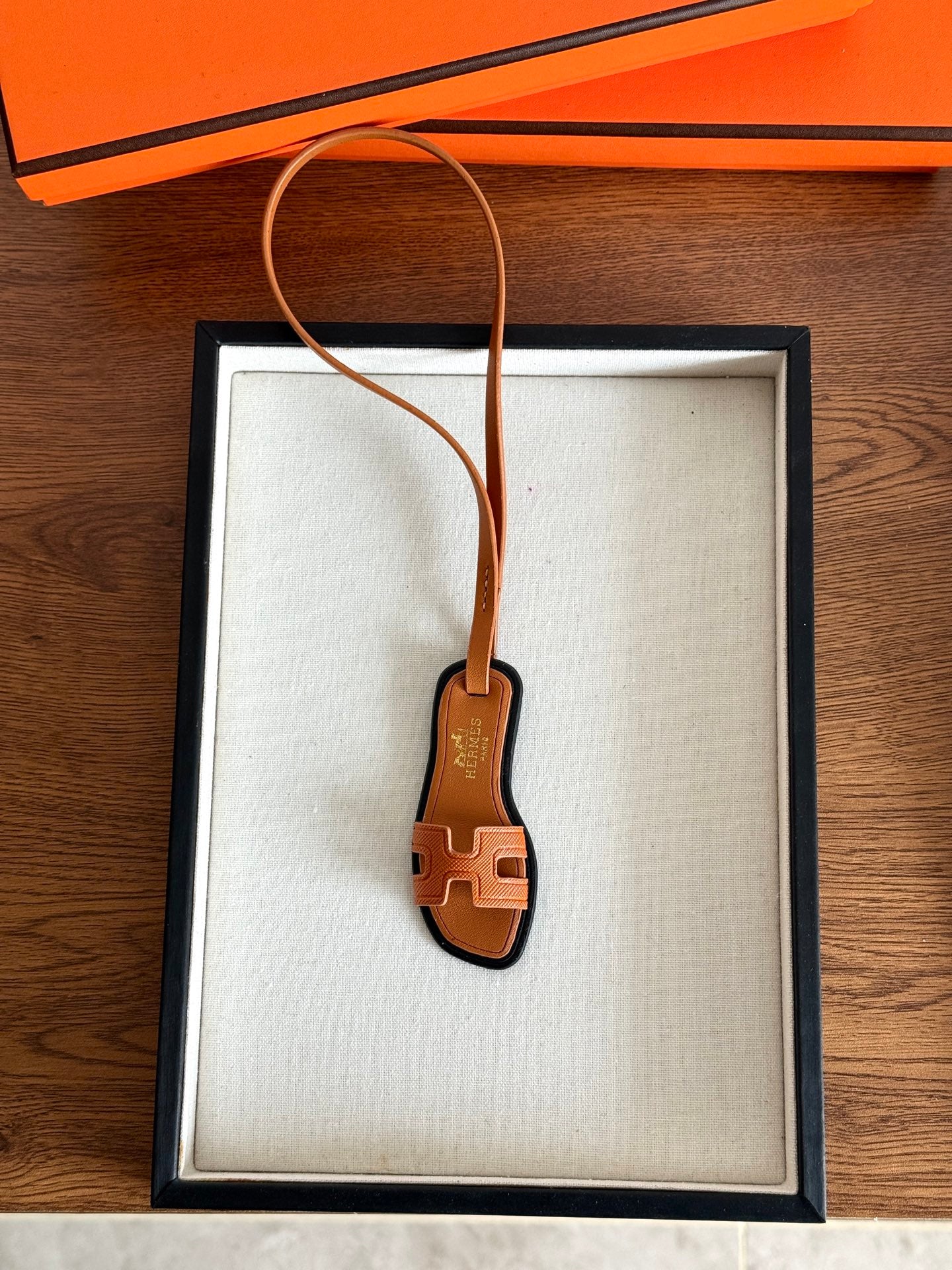 Hermes Oran Nano Charm Leather