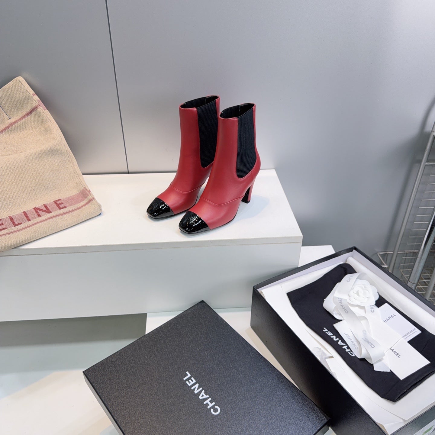 Chanel 2026 Chelsea Ankle Boots 65mm Suede Sheepskin 942747