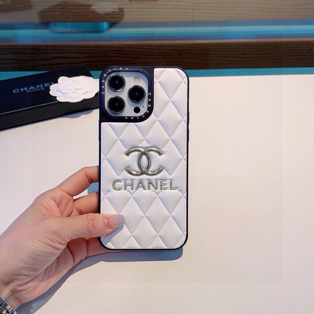 Chanel Gold Logo Phone Case 390502