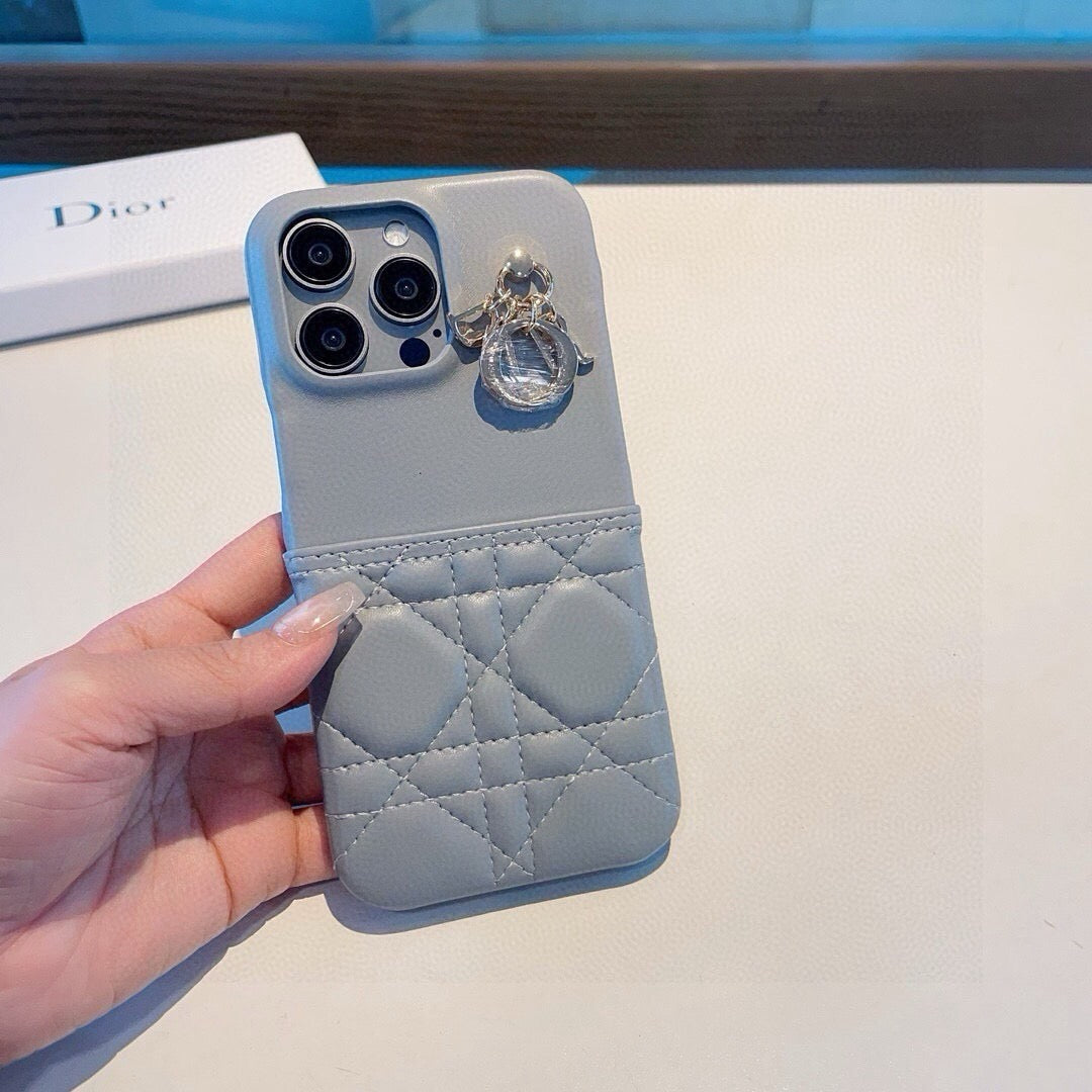 Dior Phone Case With Lady Dior Hardware 393906