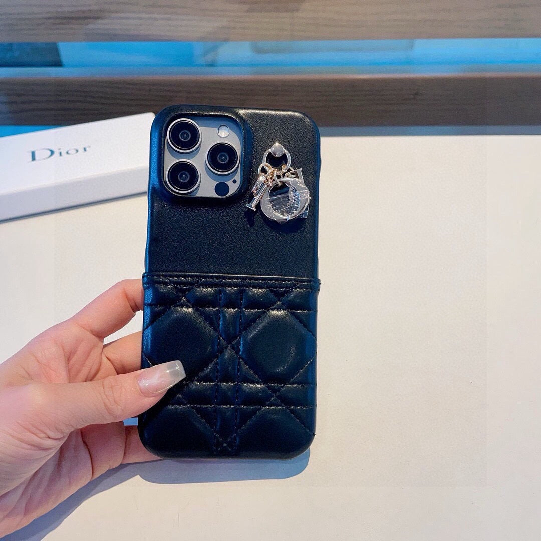 Dior Phone Case With Lady Dior Hardware 393906