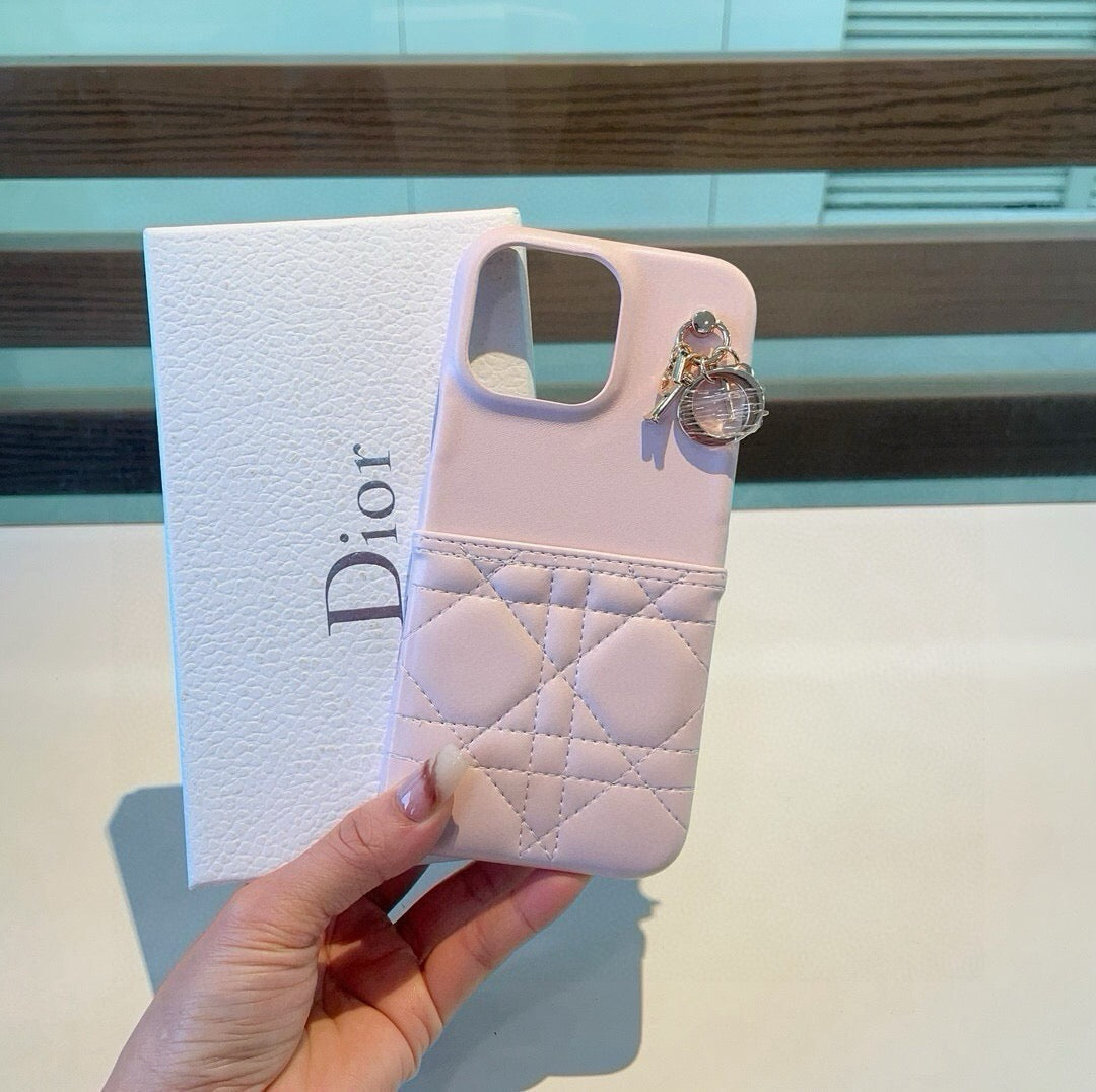 Dior Phone Case With Lady Dior Hardware 393906