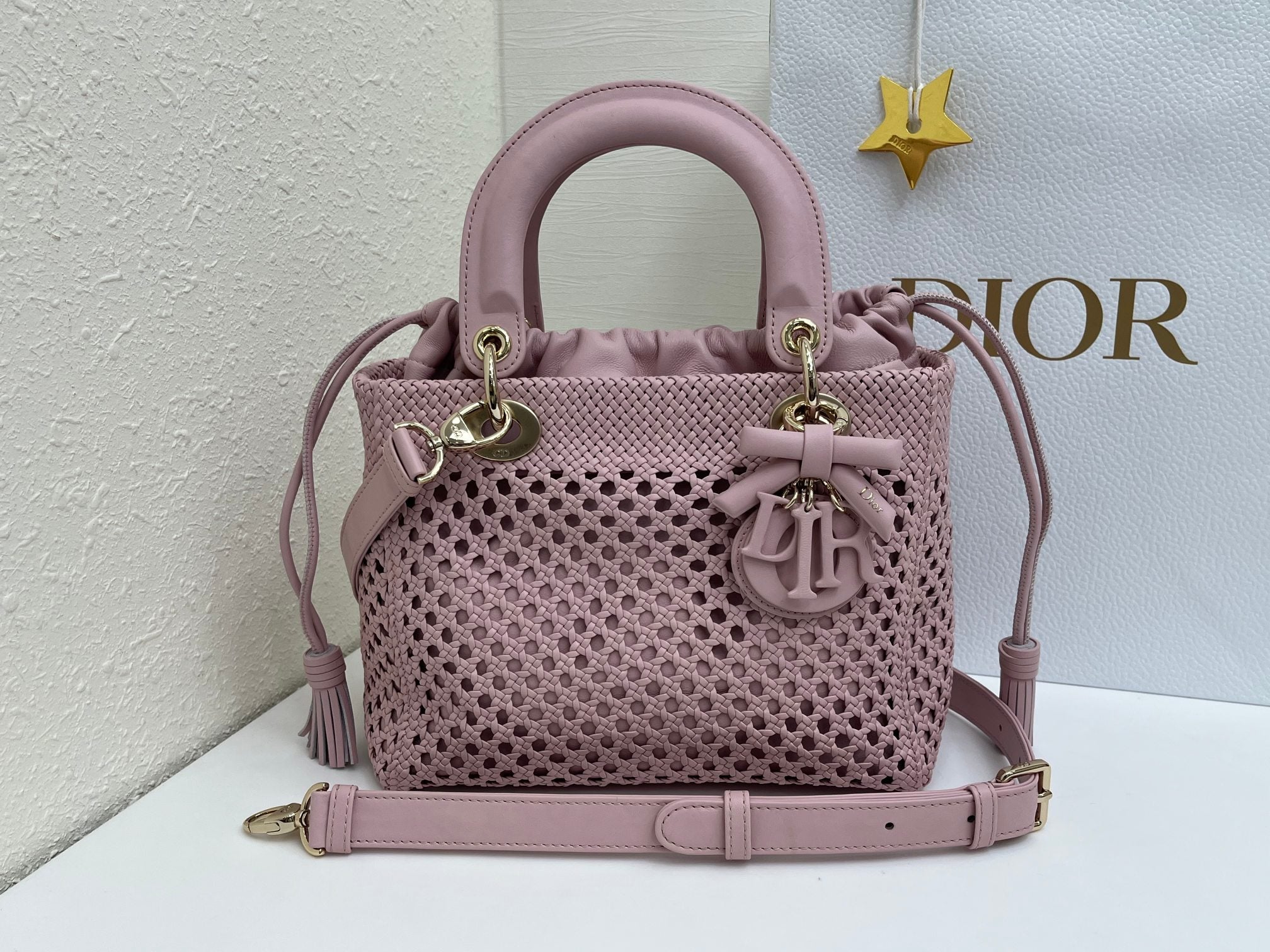 Dior 2026 Woven Bag 24cm Lambskin