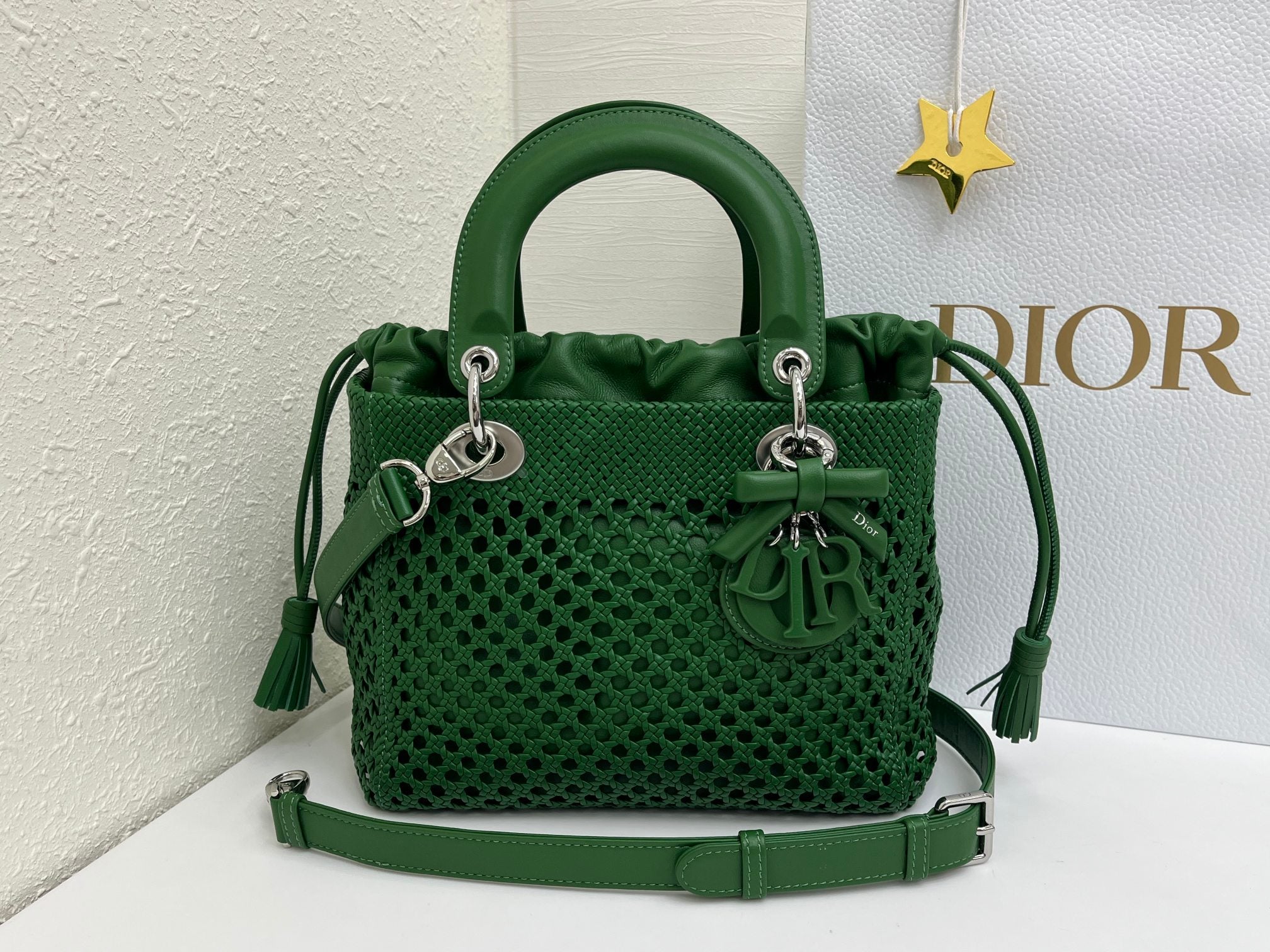Dior 2026 Woven Bag 24cm Lambskin