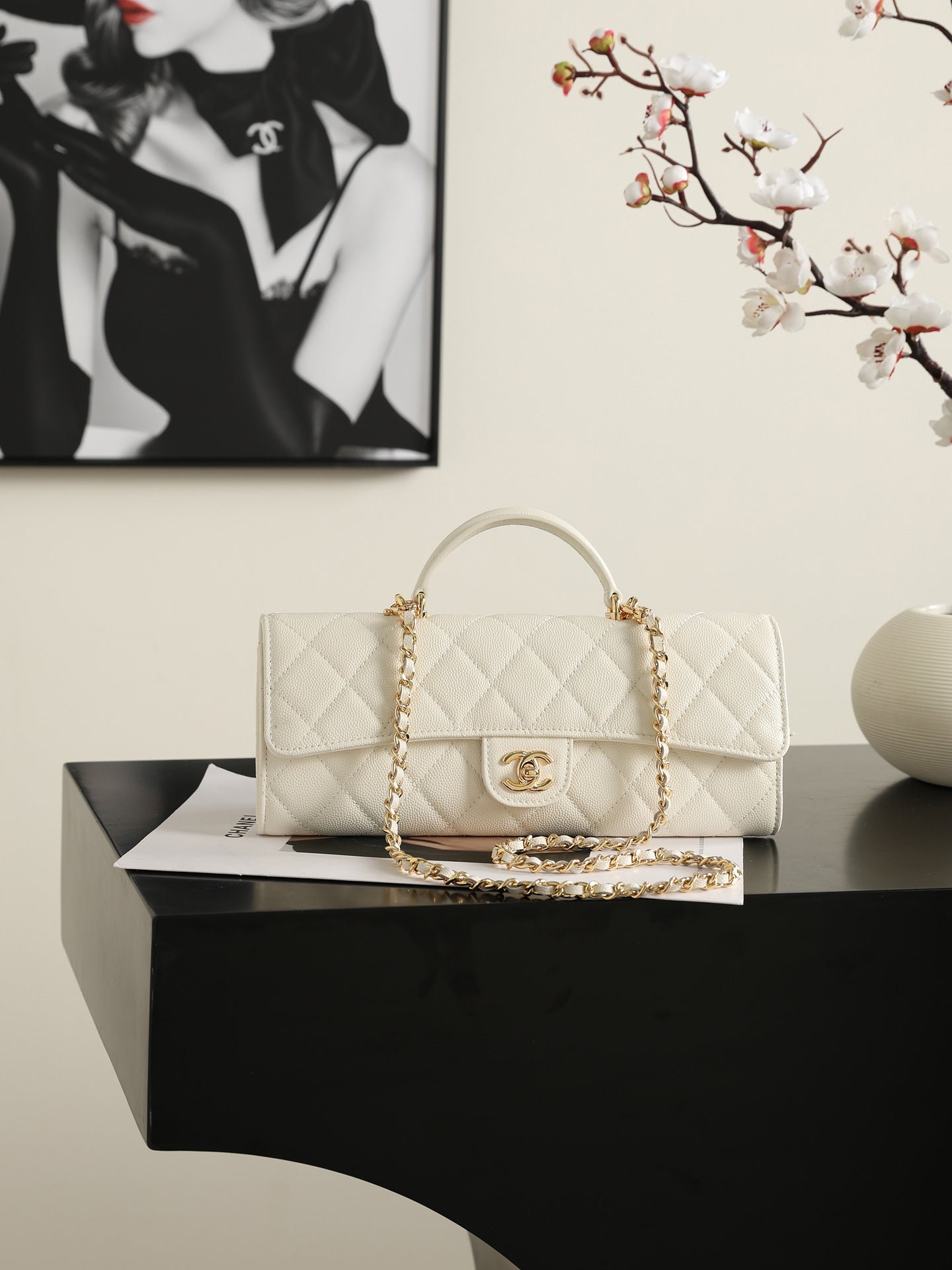 Chanel 2026 Classic Top Handle Bag 25cm Calfskin