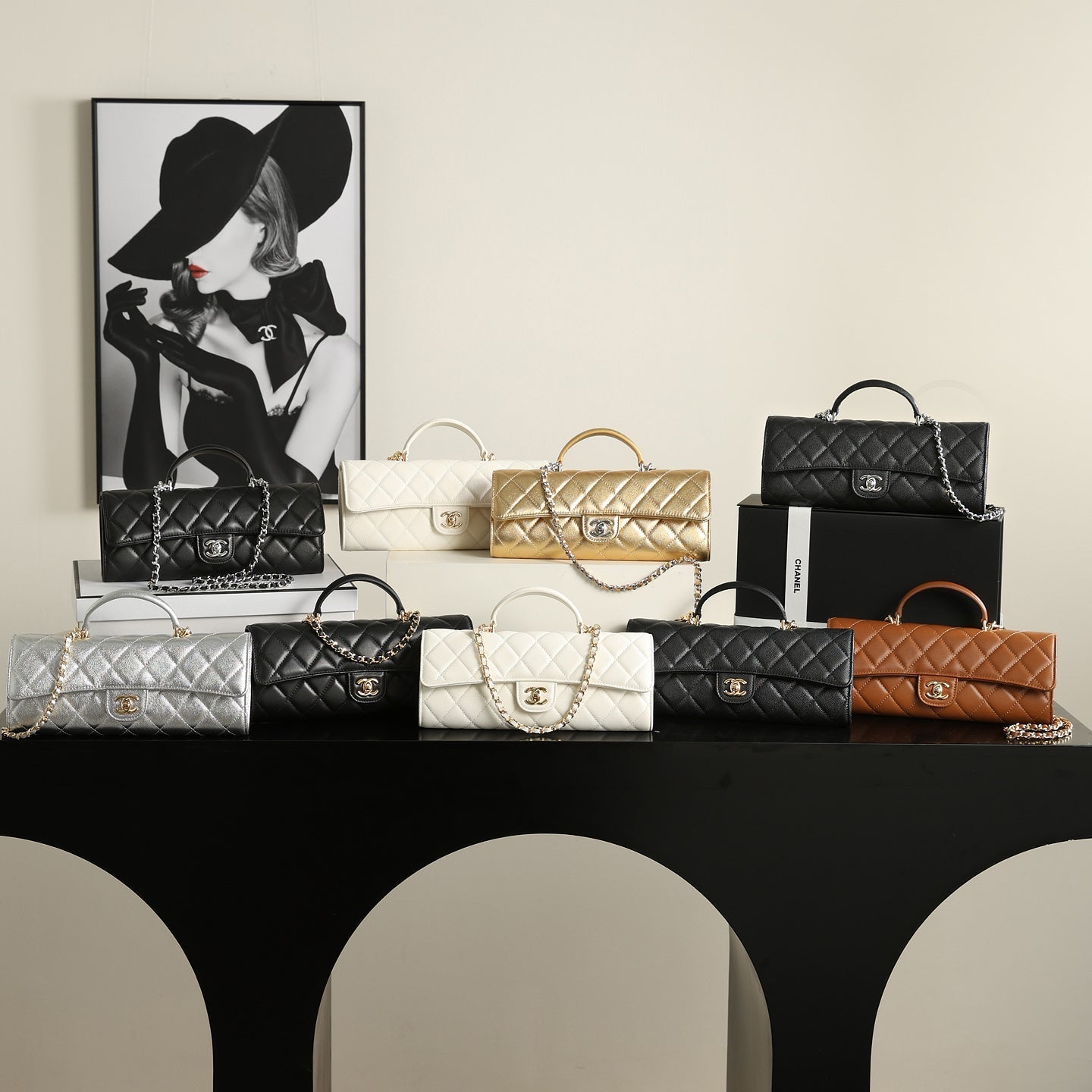 Chanel 2026 Classic Top Handle Bag 25cm Calfskin