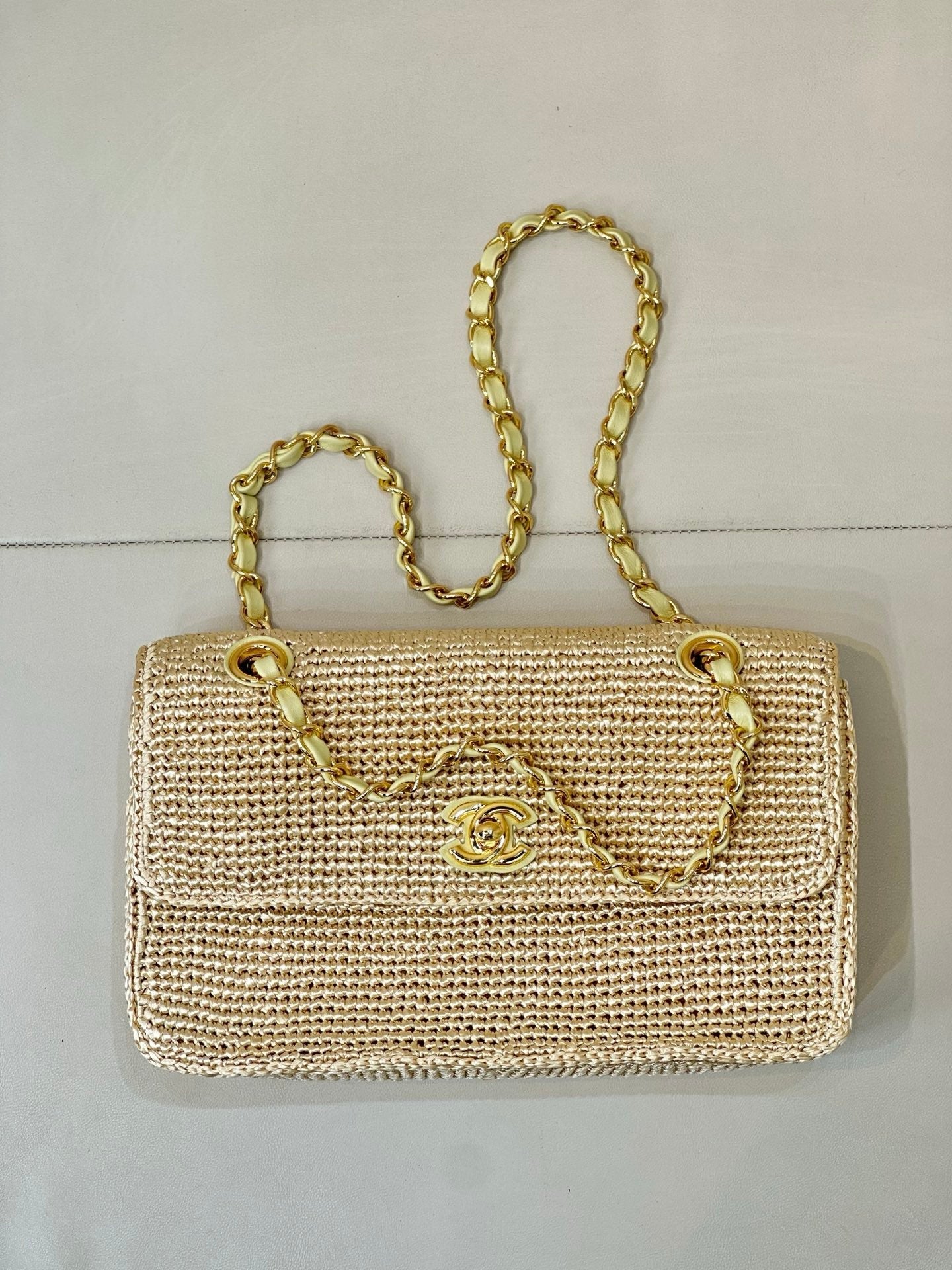 Chanel 2026 Coco Beach Flap Bag Raffia Leather 143488