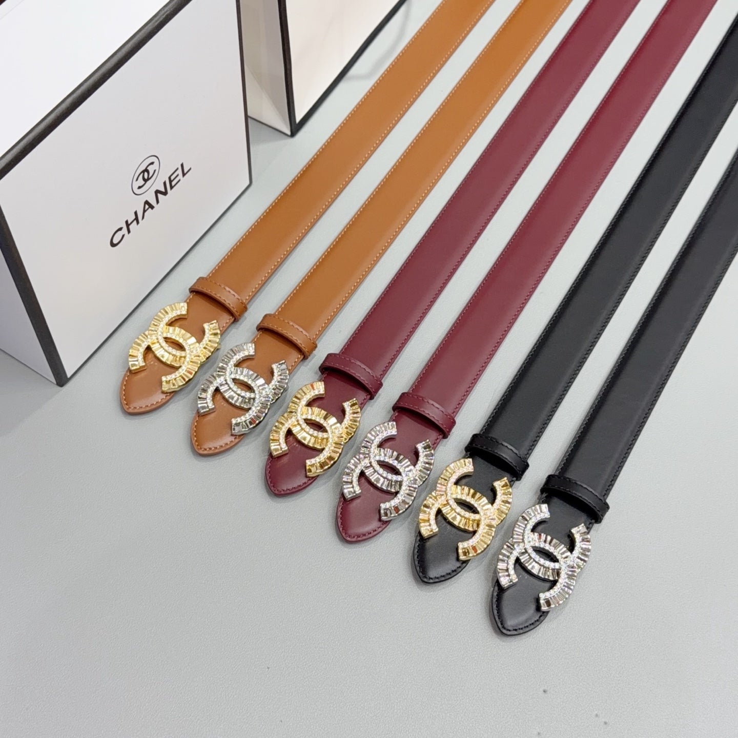 Chanel 2026 Double C Buckle Belt 30m Cowhide