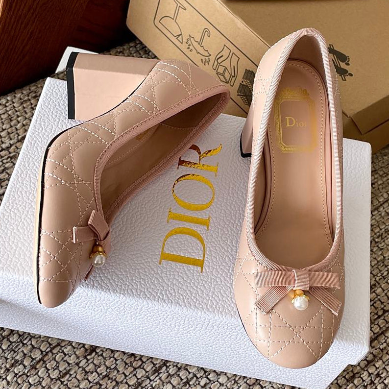 Dior 2026 Cannage Pumps 80mm Sheepskin 975497