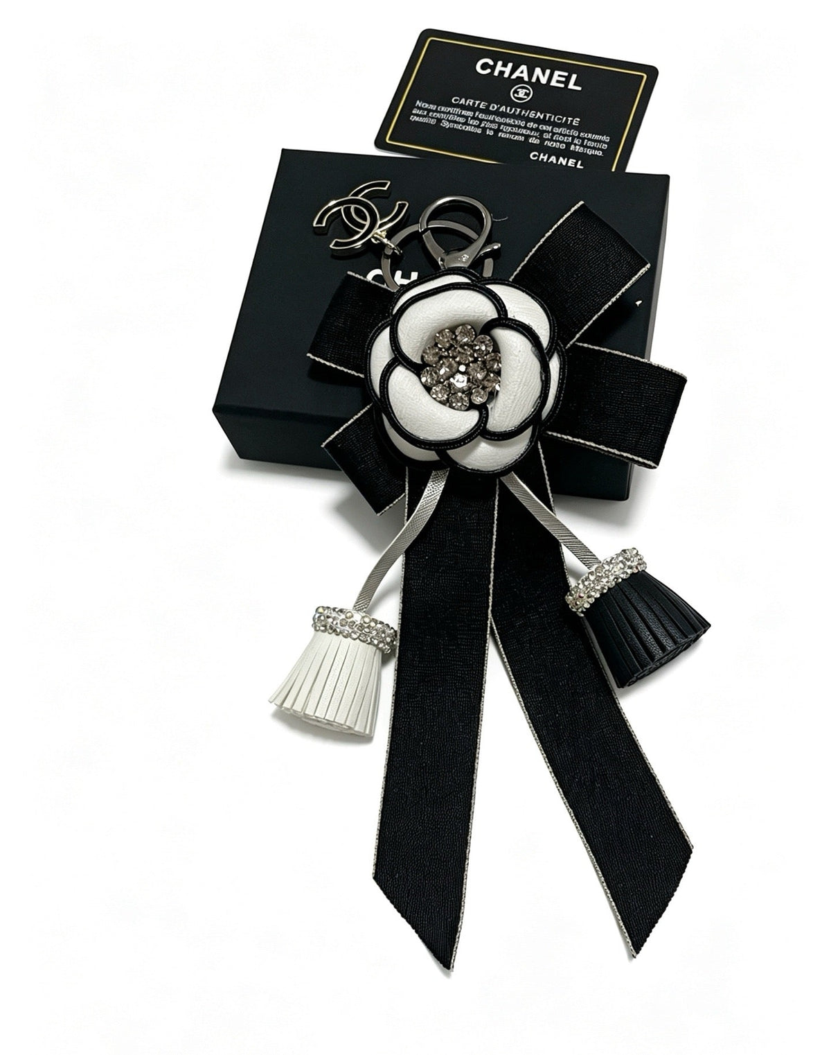 Chanel Camellia Ribbon Charm