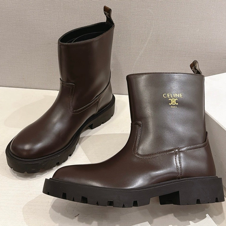 Celine 2026 Margaret Boots Leather 101100