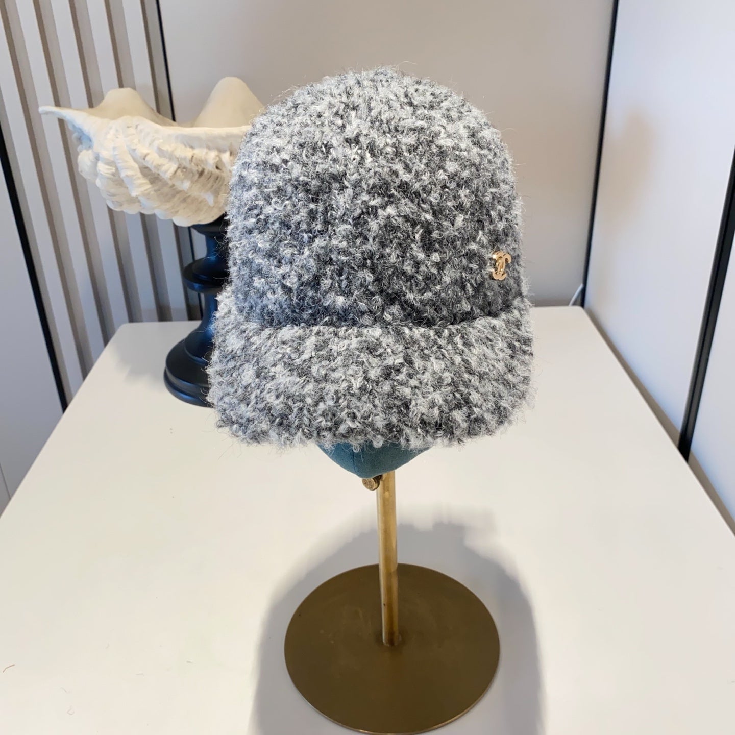 Chanel Wool Cloche-hat 435302