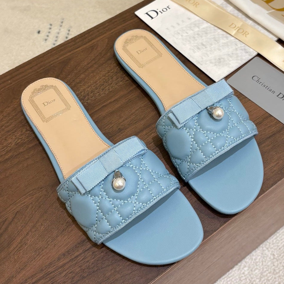 Dior 2026 Cannage Sandals Sheepskin 988362