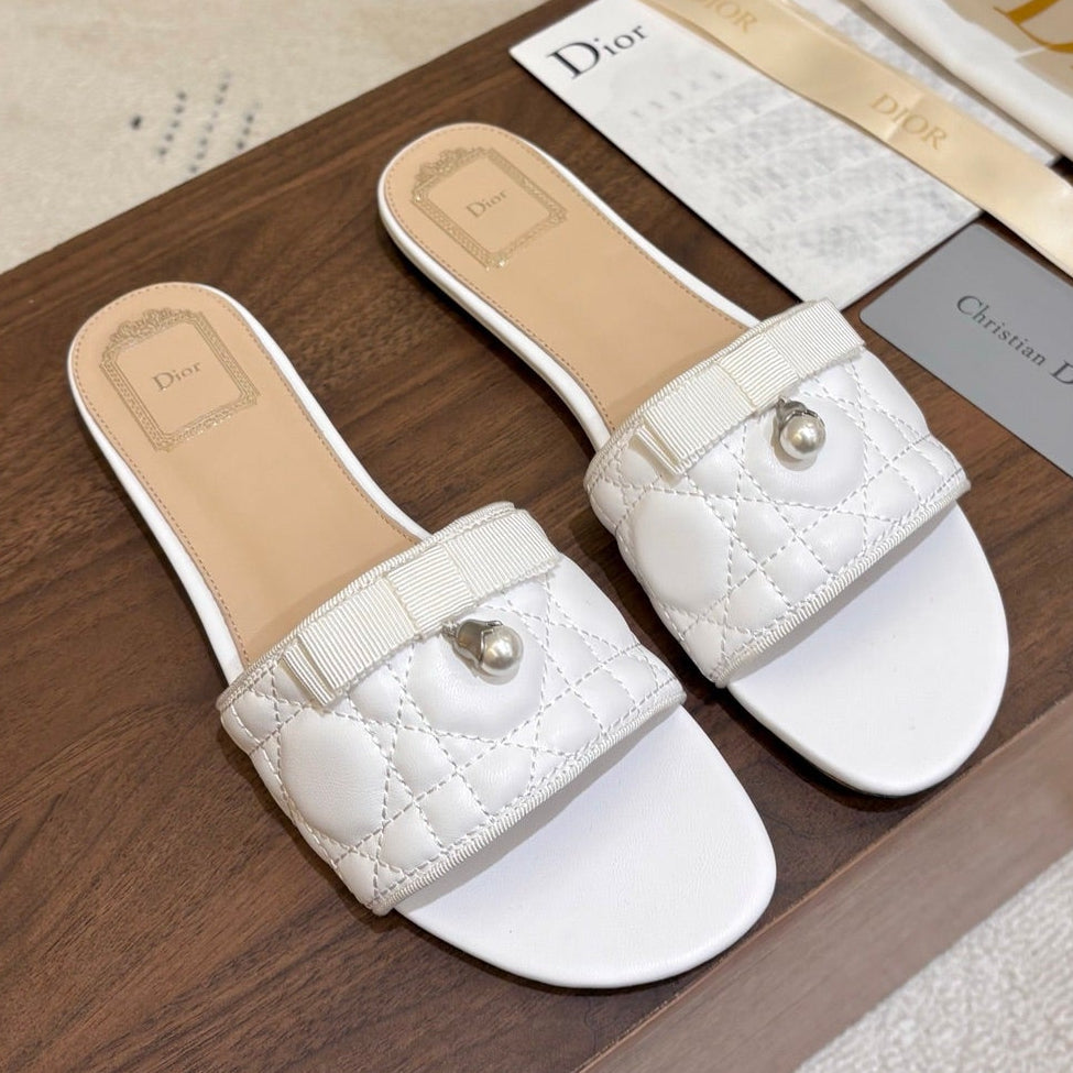 Dior 2026 Cannage Sandals Sheepskin 988362