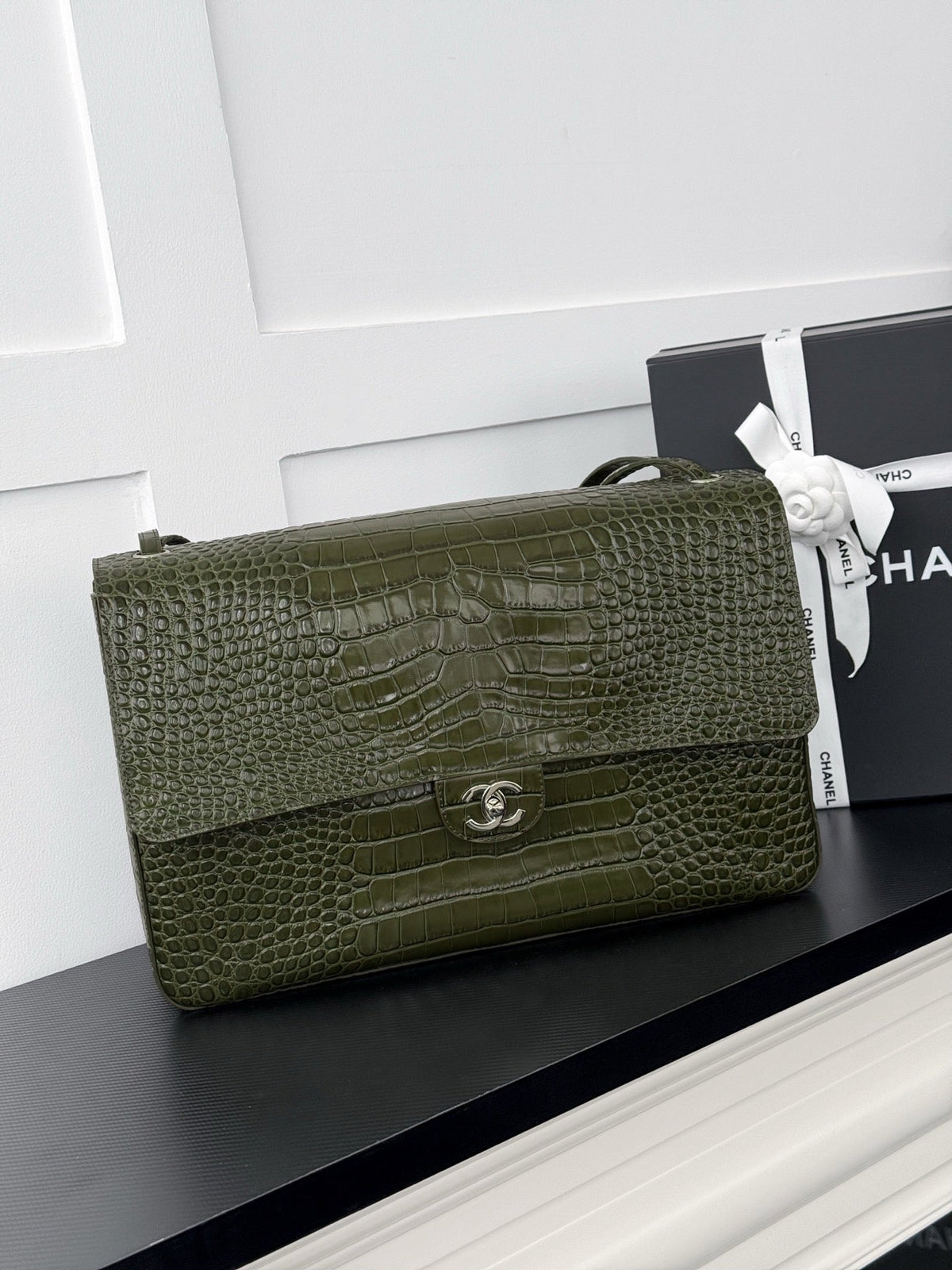 Chanel 2026 Maxi Flap Bag Suede Leather 167416
