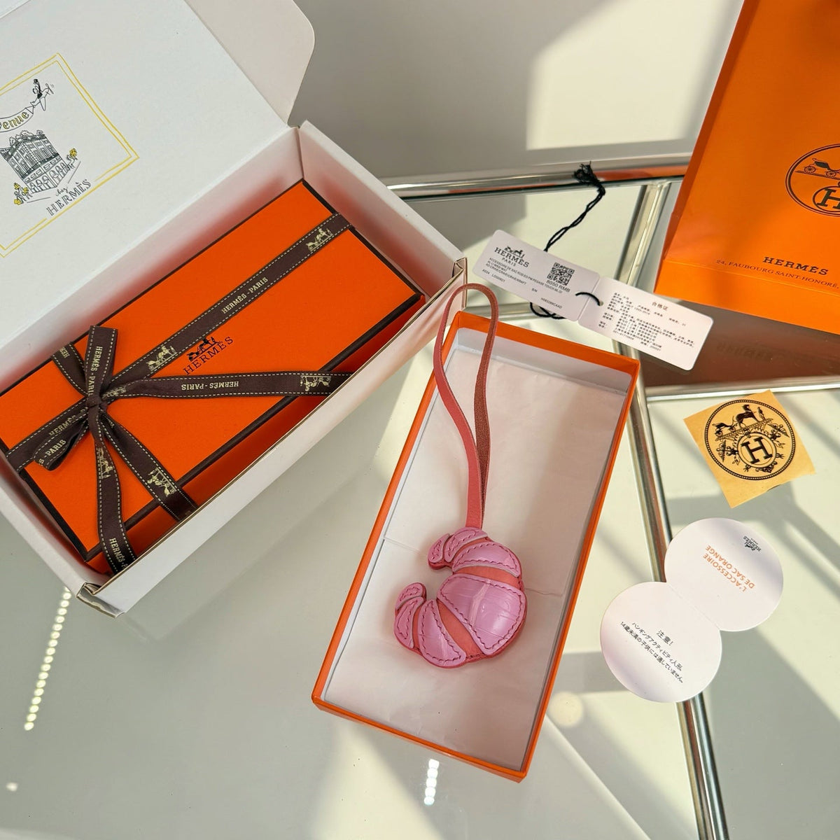 Hermes Croissant Bag Charm