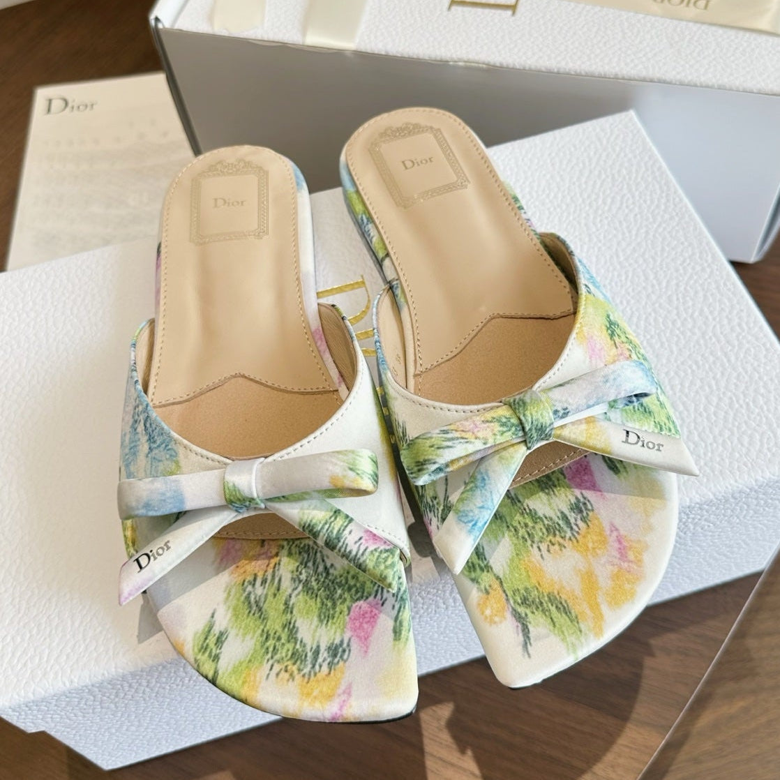Dior 2026 Bow Sandal Fabric 909652