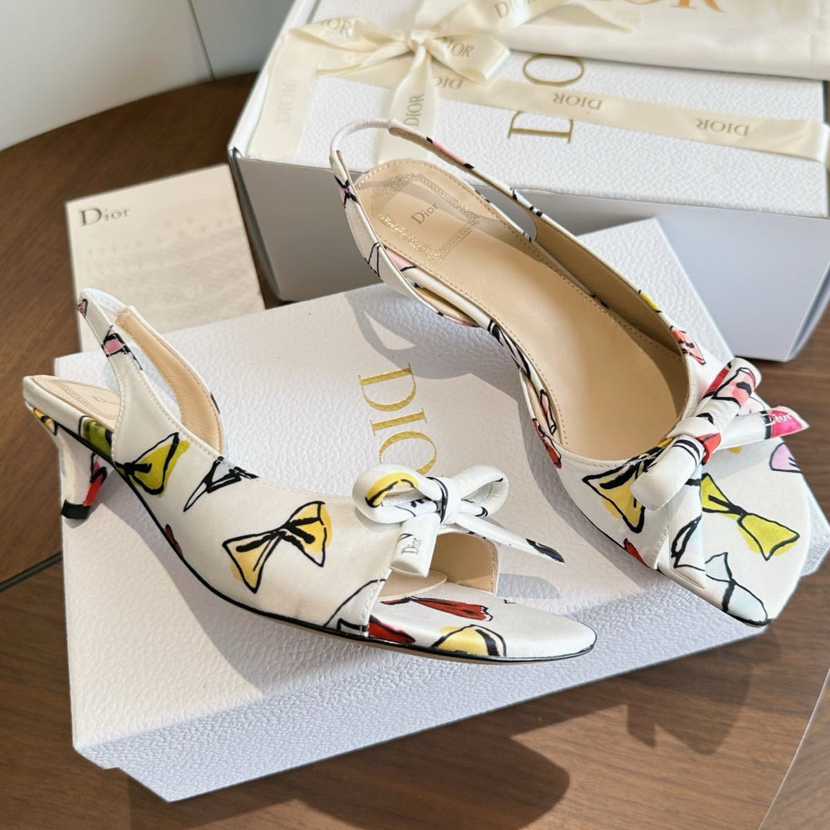 Dior 2026 Bow Sandal Fabric 909652