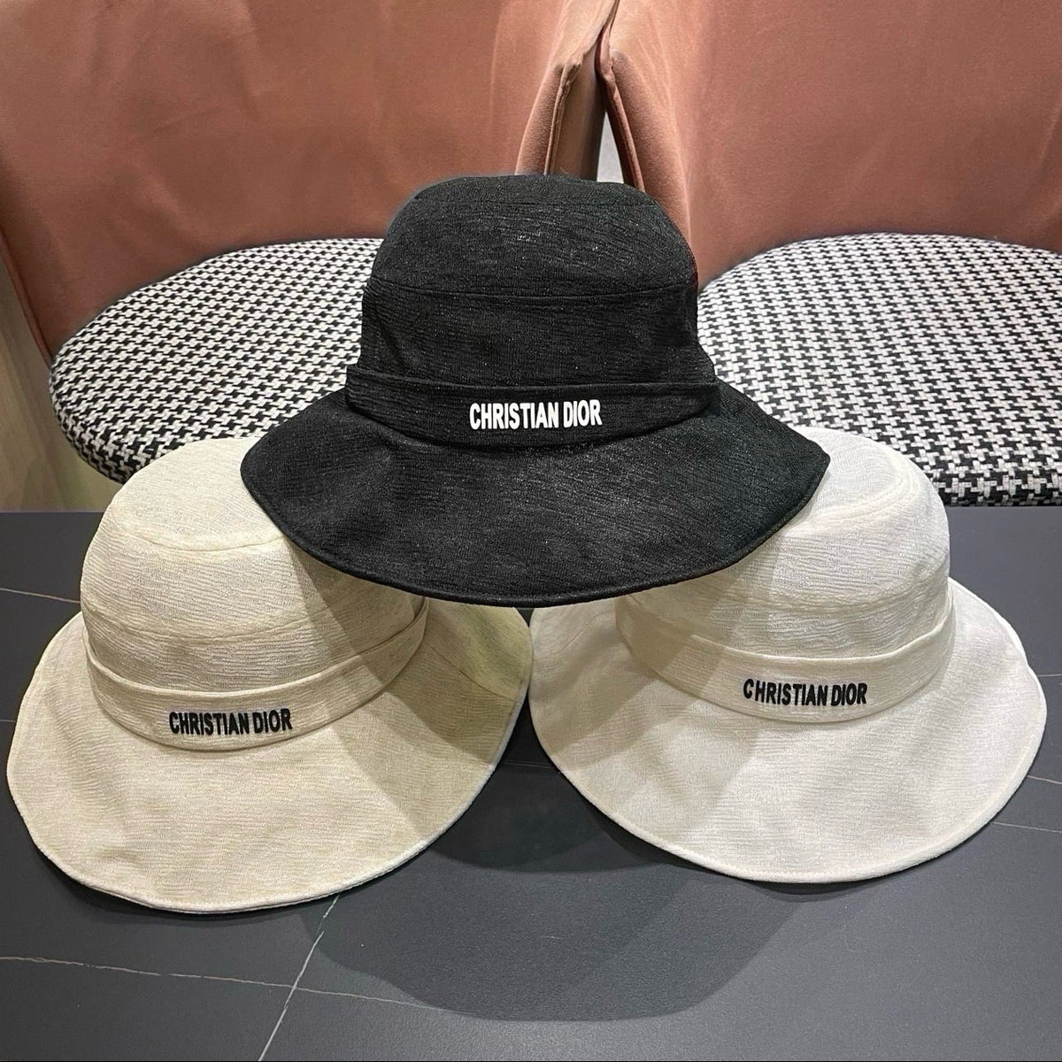 Dior Fabric Bucket Hat 491729