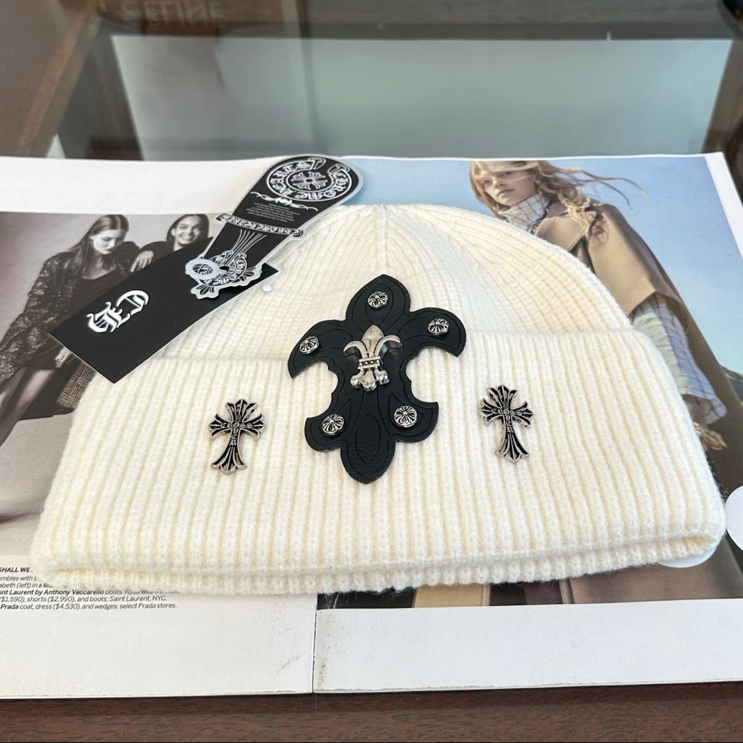 Chrome Hearts Knitted Beanie Hat 512477