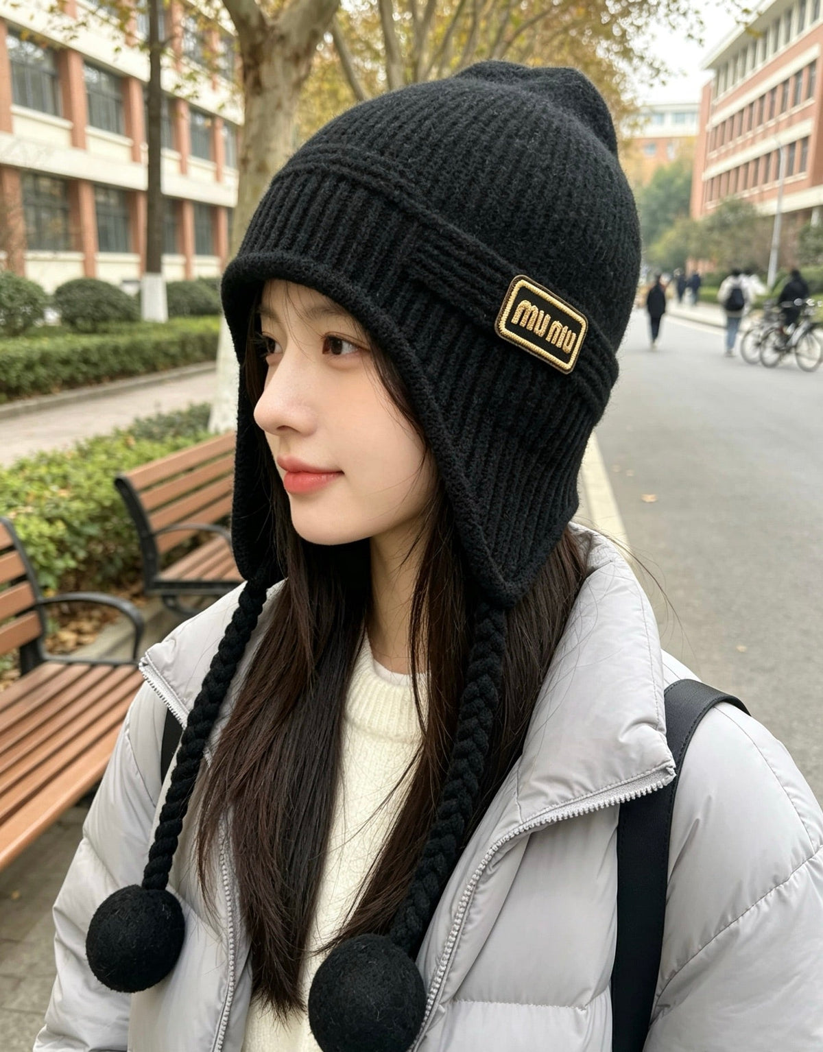 MiuMiu 2026 Beanie Hat Knit 550248