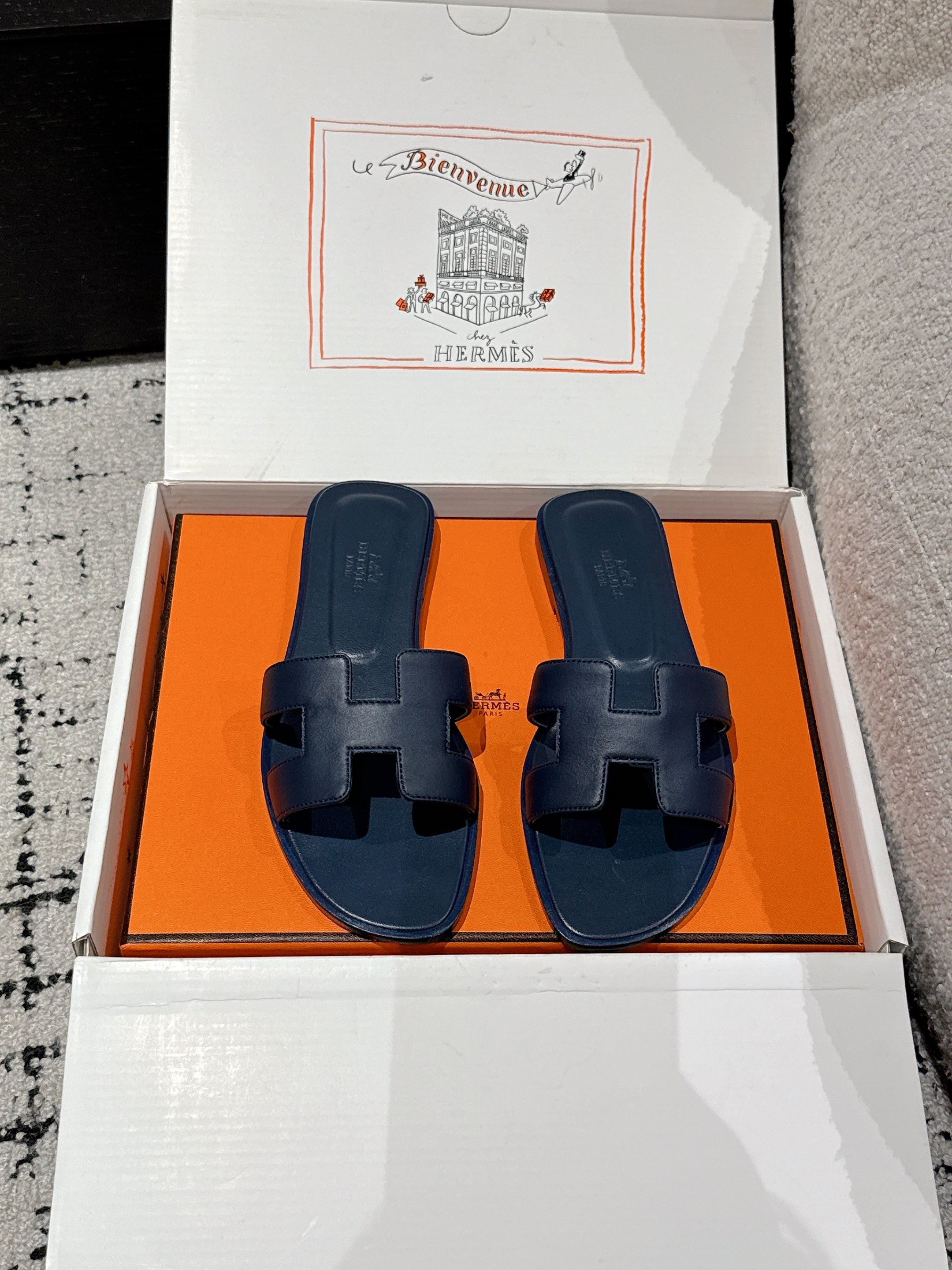 Hermes 25 Oran Sandal Calfskin