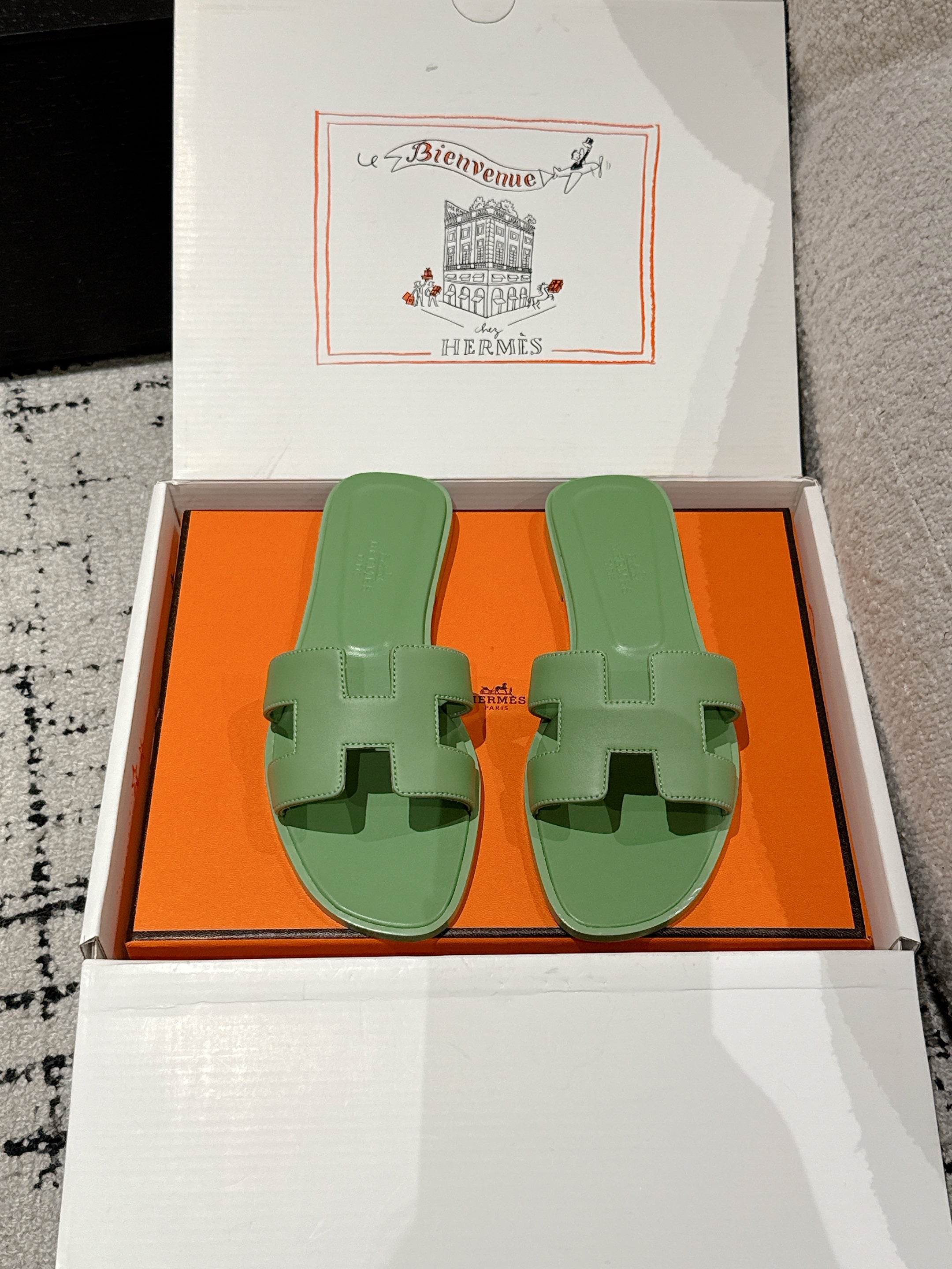 Hermes 25 Oran Sandal Calfskin