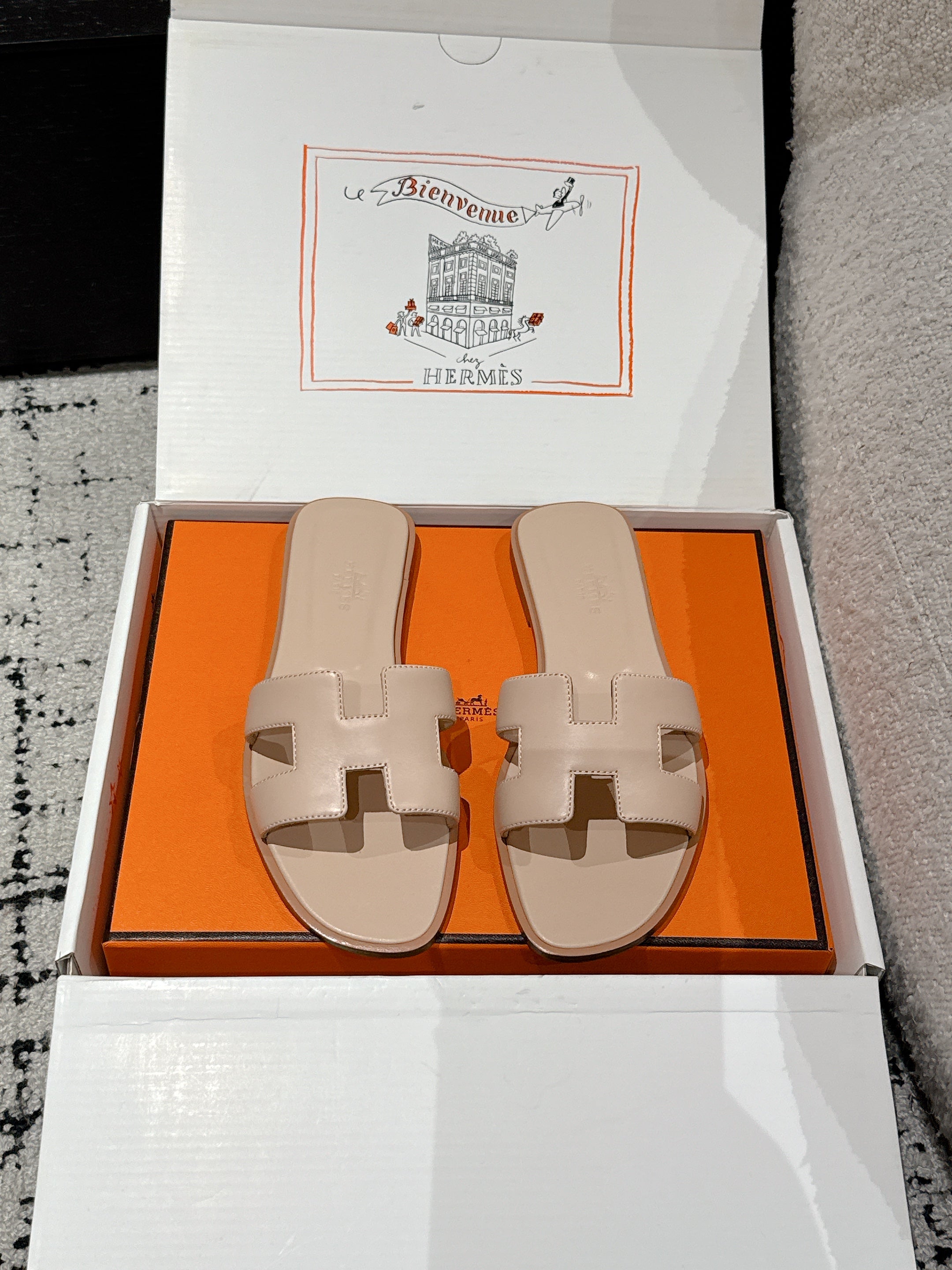 Hermes 25 Oran Sandal Calfskin