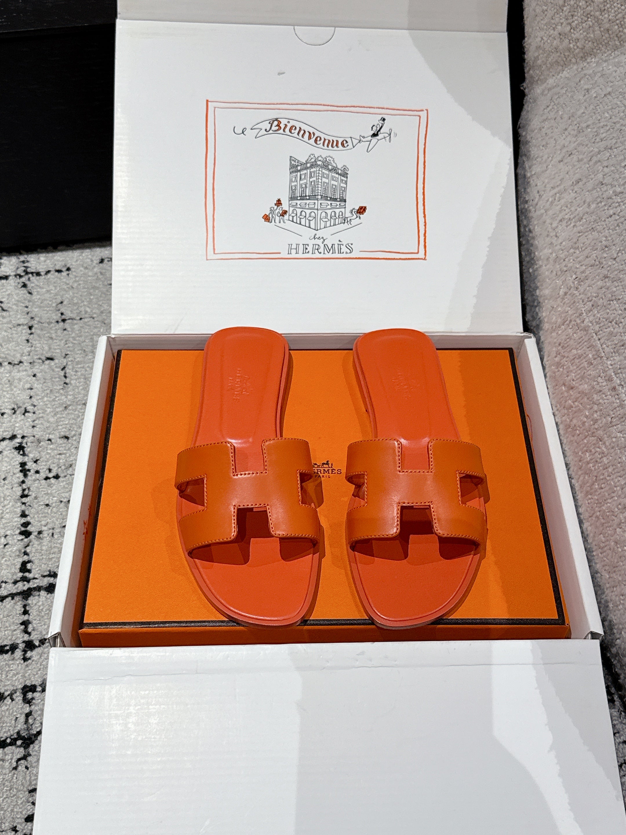 Hermes 25 Oran Sandal Calfskin
