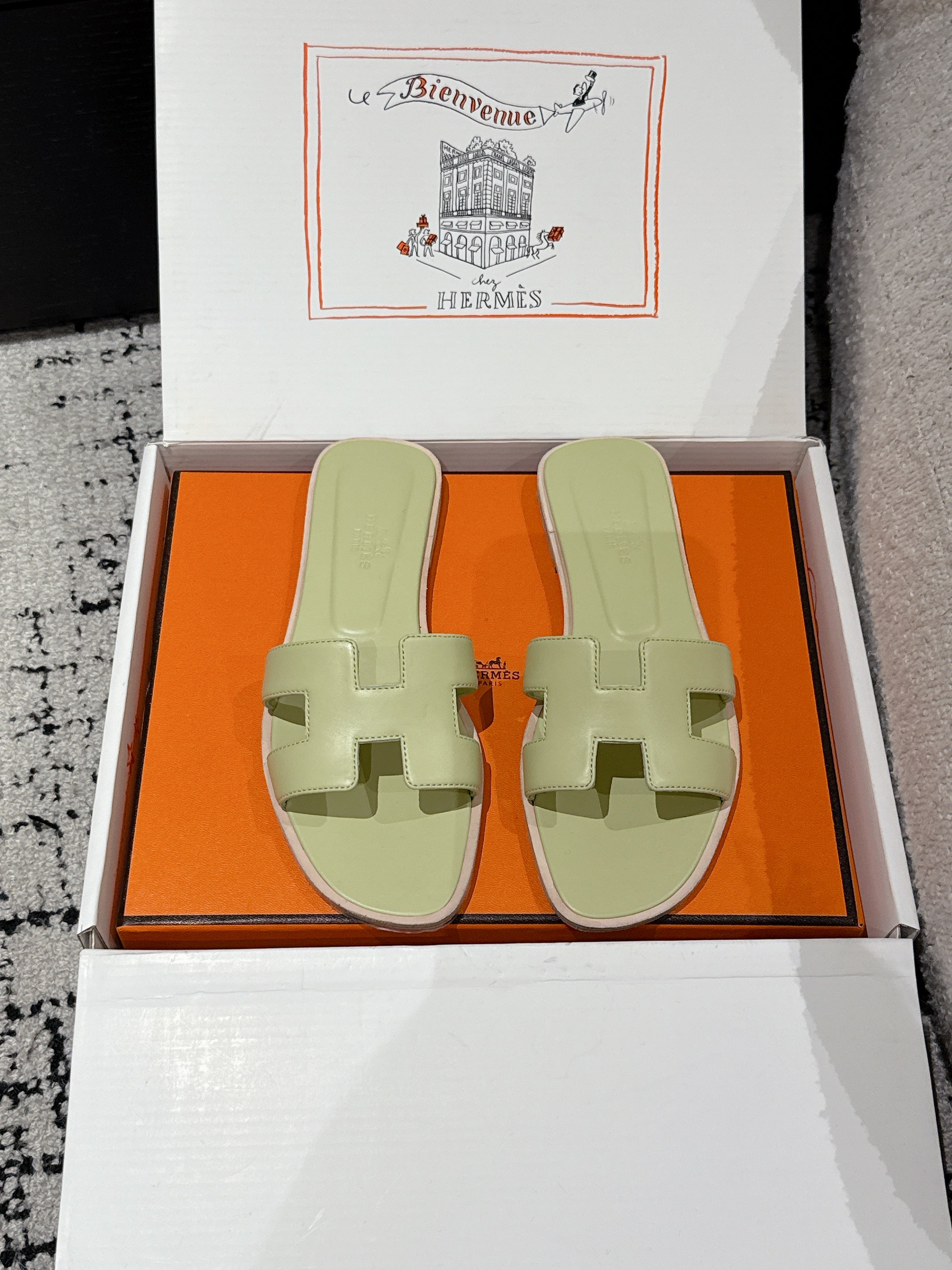 Hermes 25 Oran Sandal Calfskin