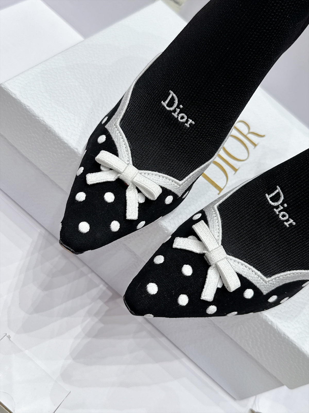 Dior 2026 Romance Ankle Boots 100mm Fabric 139306