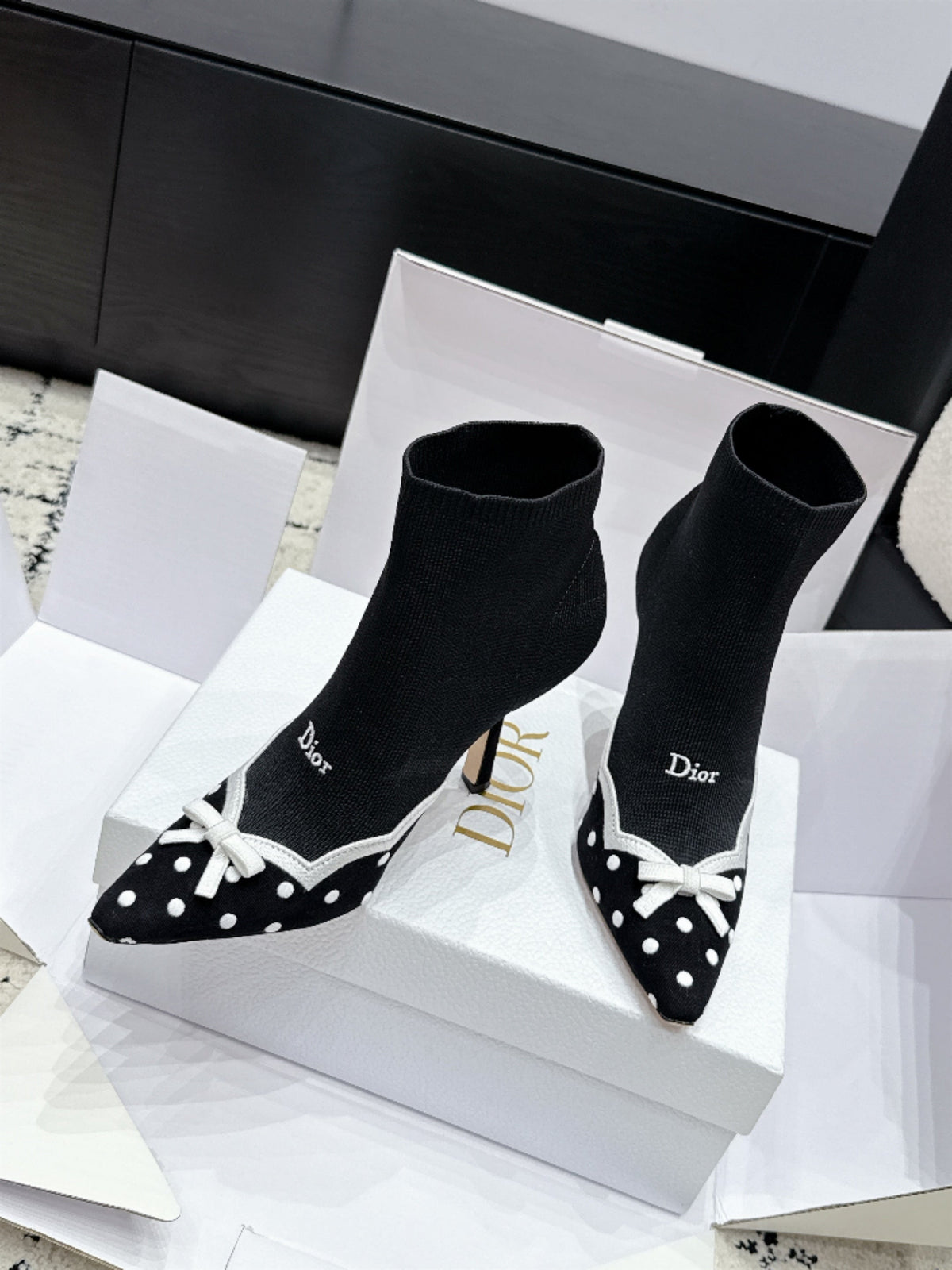 Dior 2026 Romance Ankle Boots 100mm Fabric 139306