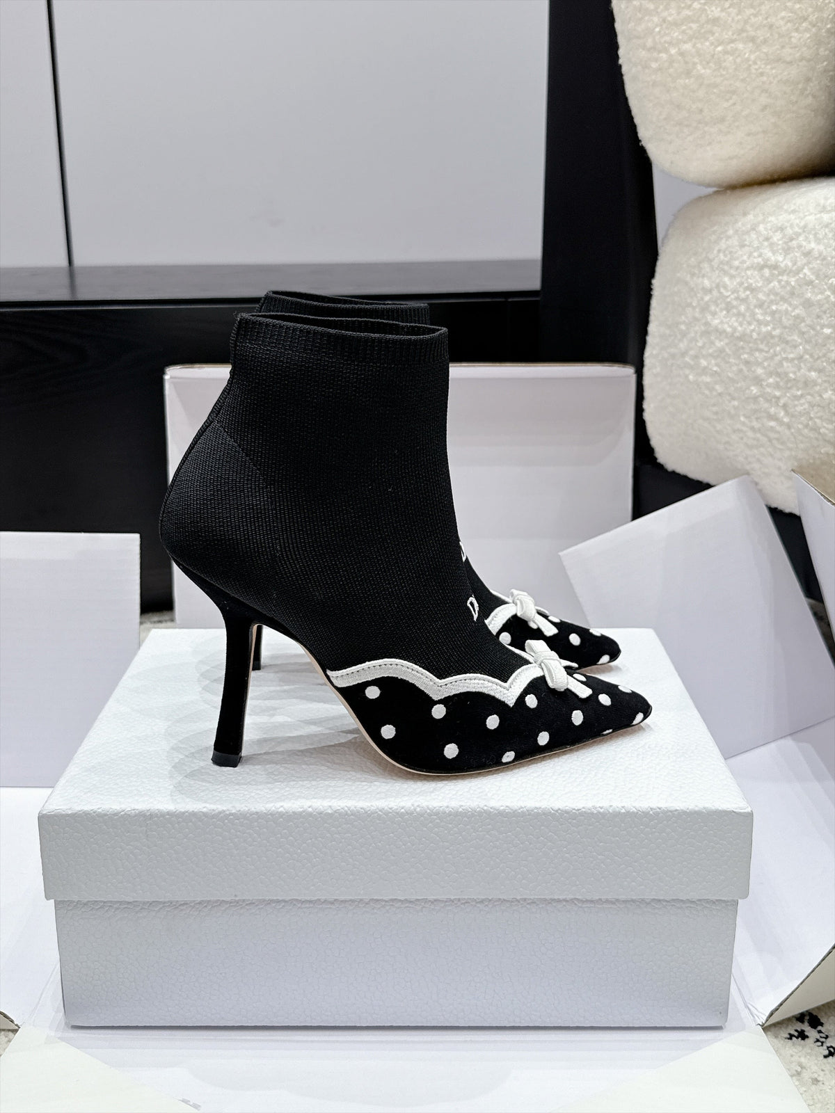 Dior 2026 Romance Ankle Boots 100mm Fabric 139306