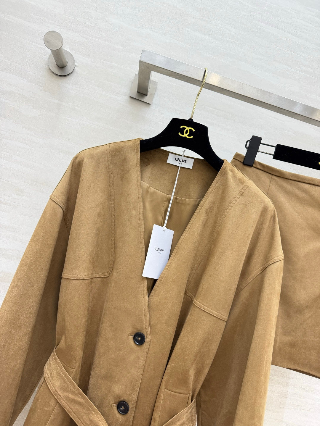 Celine 2026 Set Beige Suede 431286