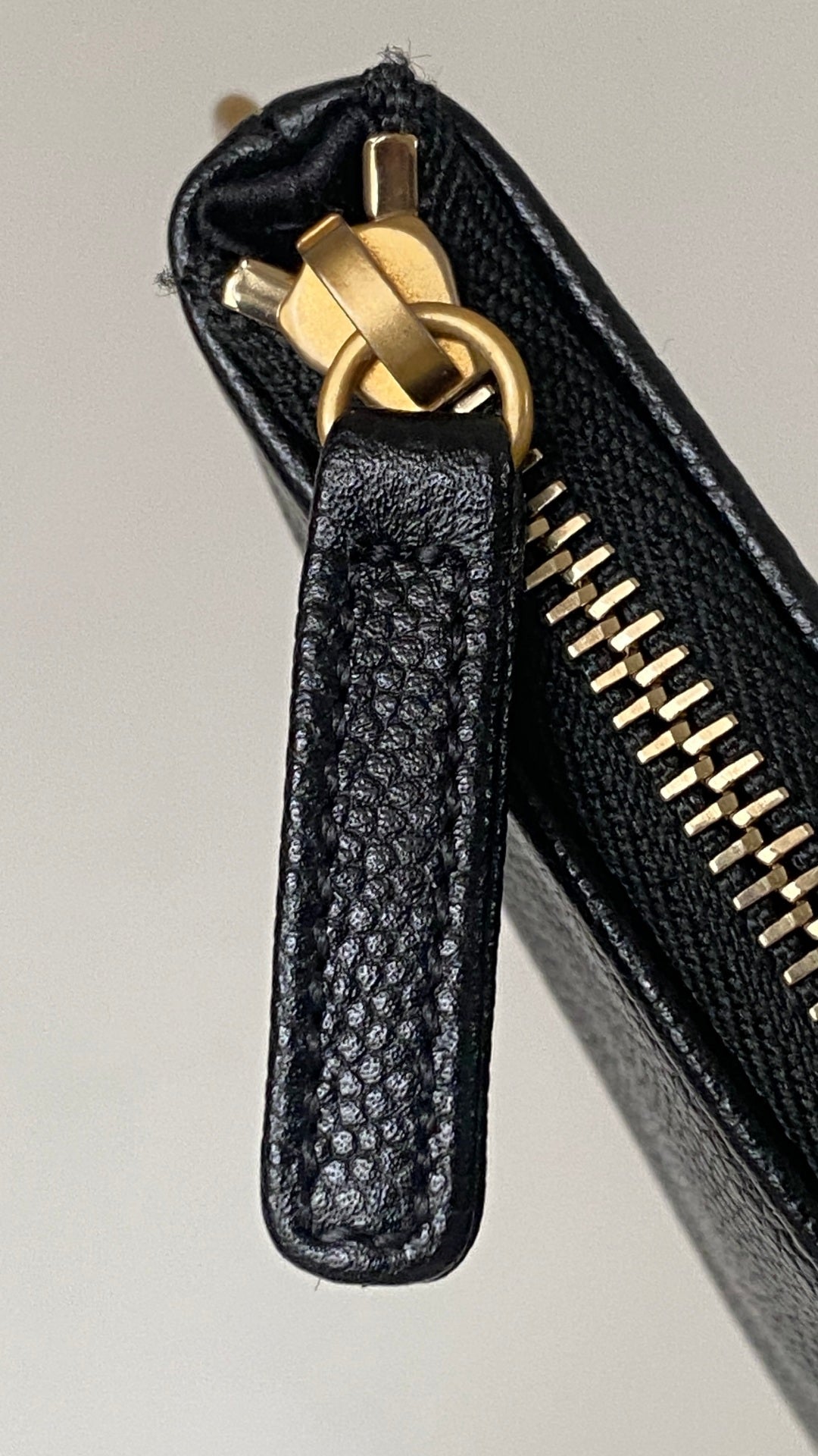 CC 25C Hobo Bag 42cm Black Grained Calfskin