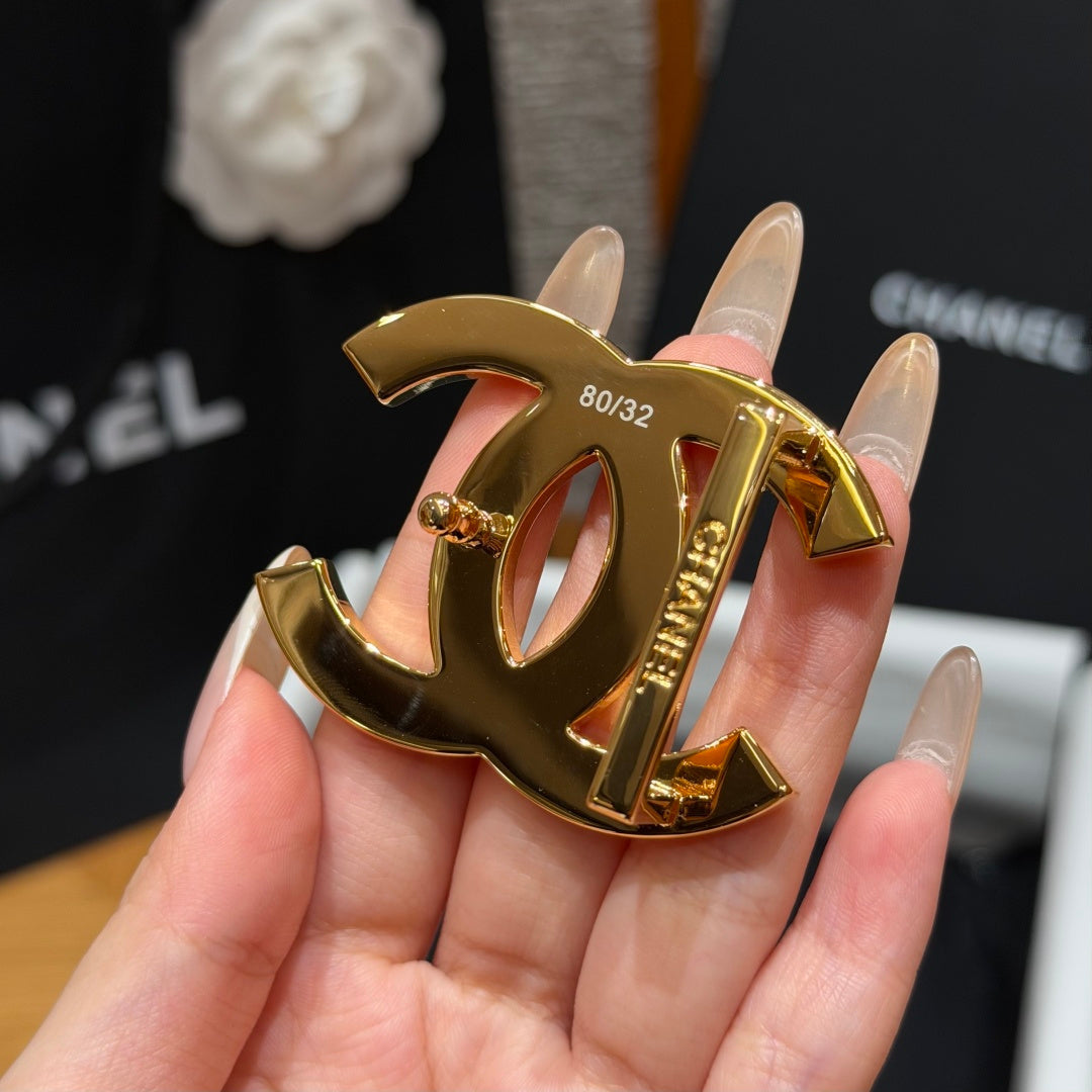 Chanel 2026 Double C Buckle Belt 30mm Leather 213837