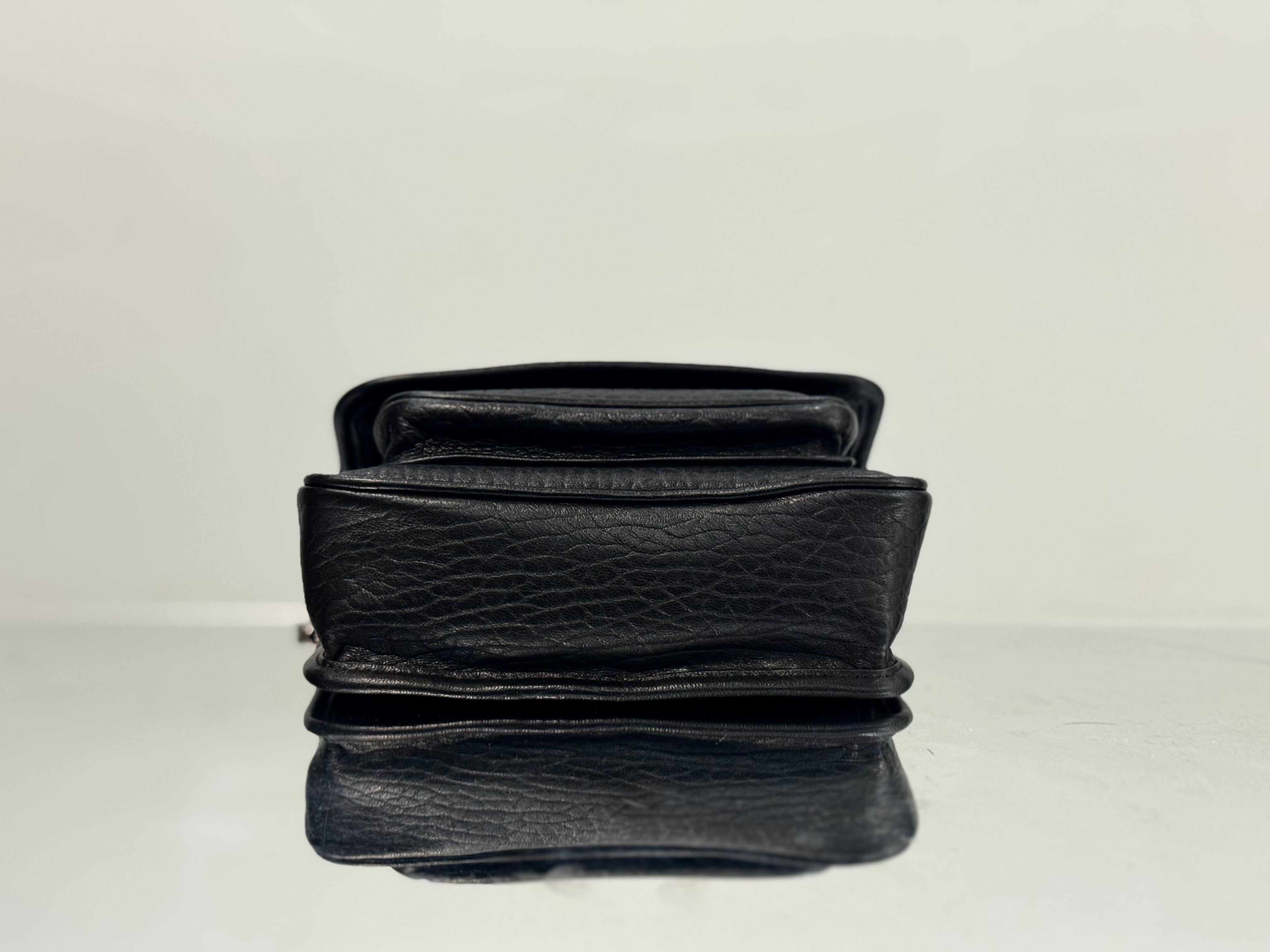 YSL Niki Mini Handbag 18 Black Lambskin Gold Hardware