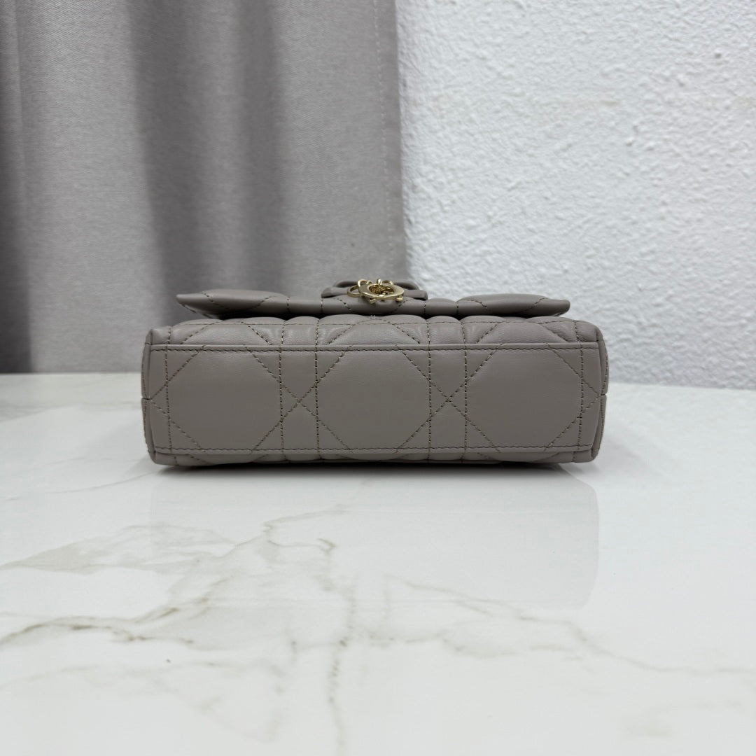 Dior 2026 My Tender Dior Top Handle Mini Chain Bag 21cm Lambskin