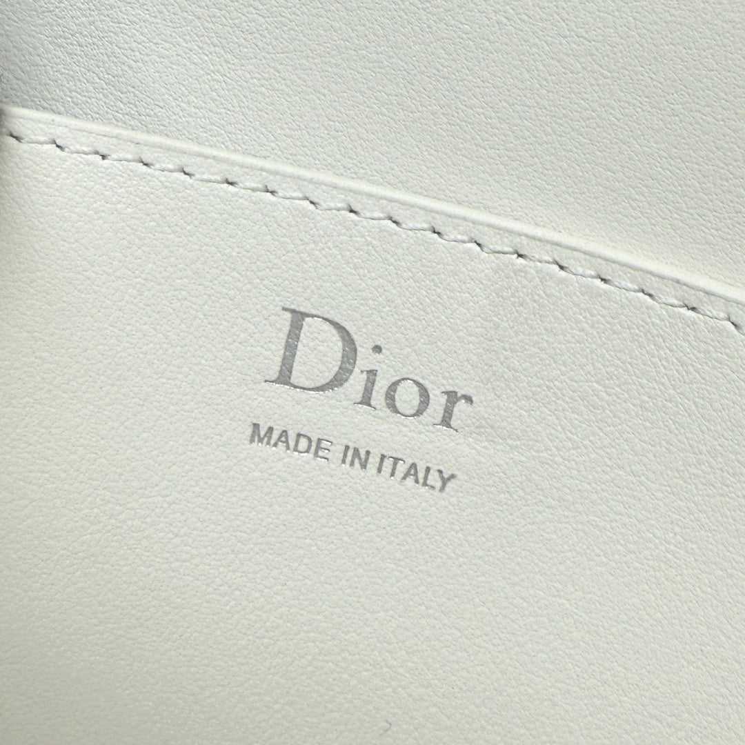 Dior 2026 Chain Bag 21cm Fabric Lambskin