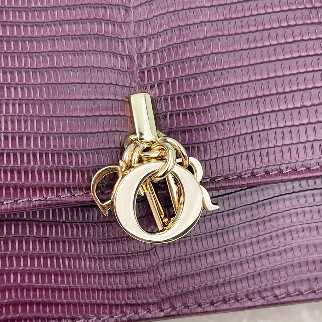 Dior 2026 Pearl Clutch Bag 21cm Leather