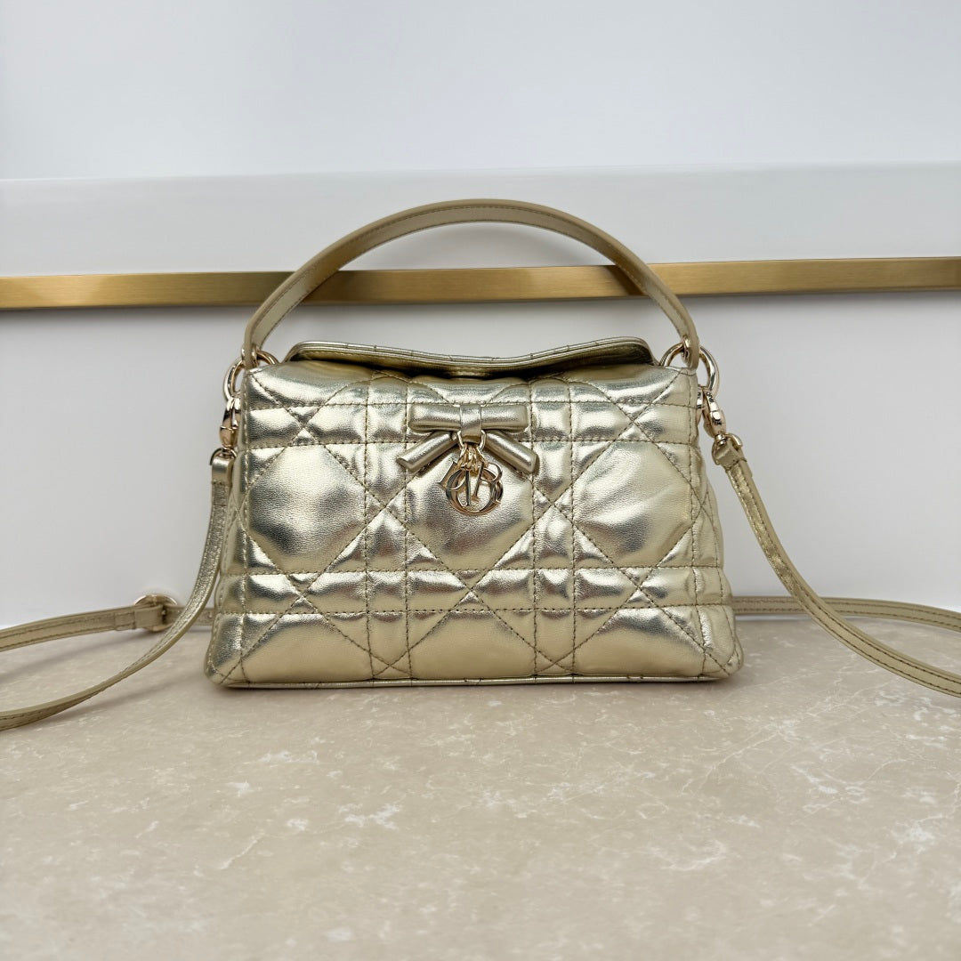 Dior 2026 Adiorable Top Handle Bag 22.5cm Suede Lambskin 166137
