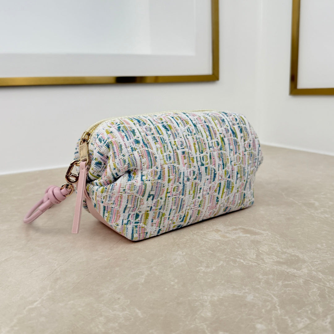 Dior 2026 Bow Pouch Bag 20cm Canvas