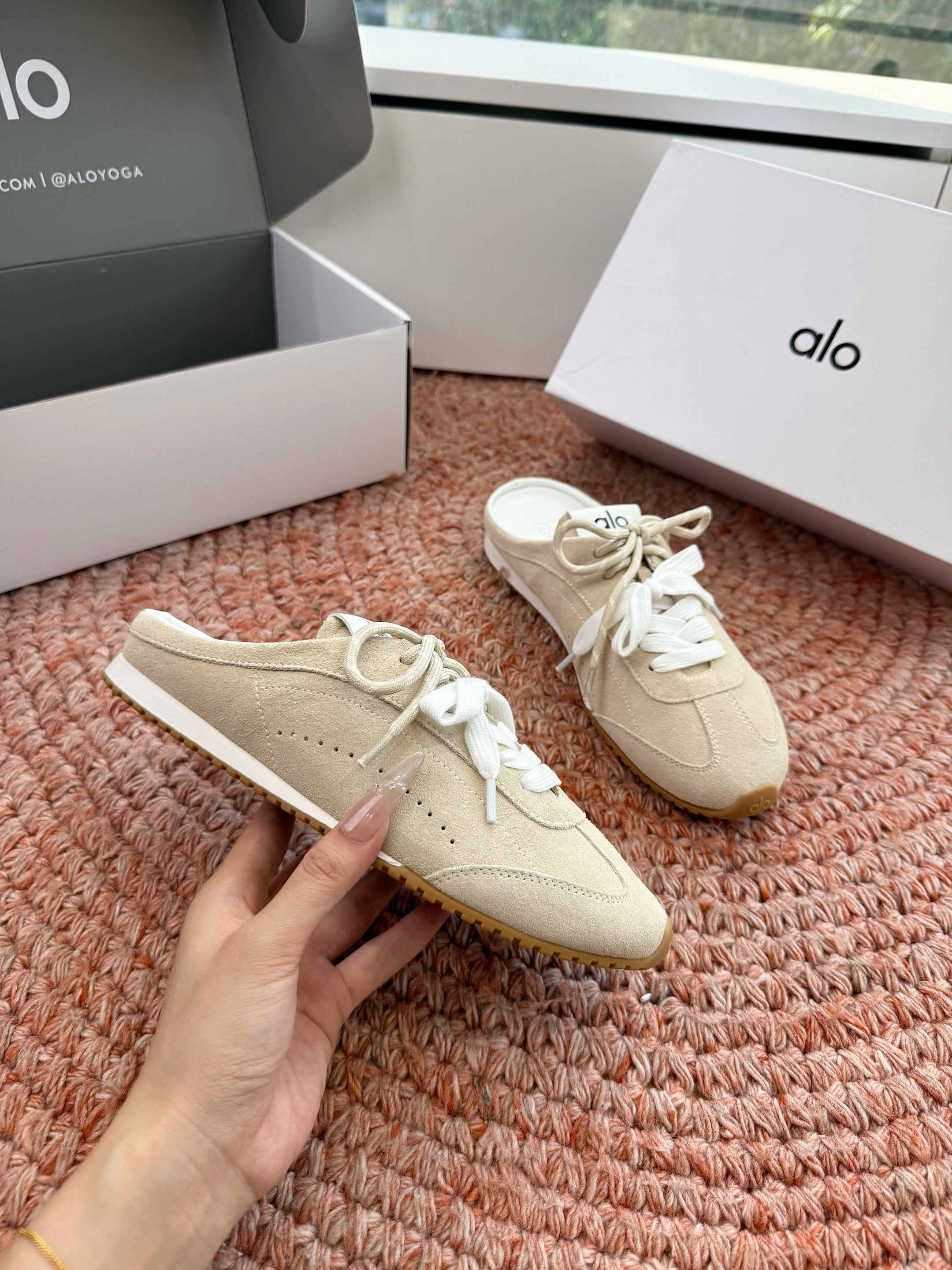 Alo 2026 Mule Suede Leather 841419